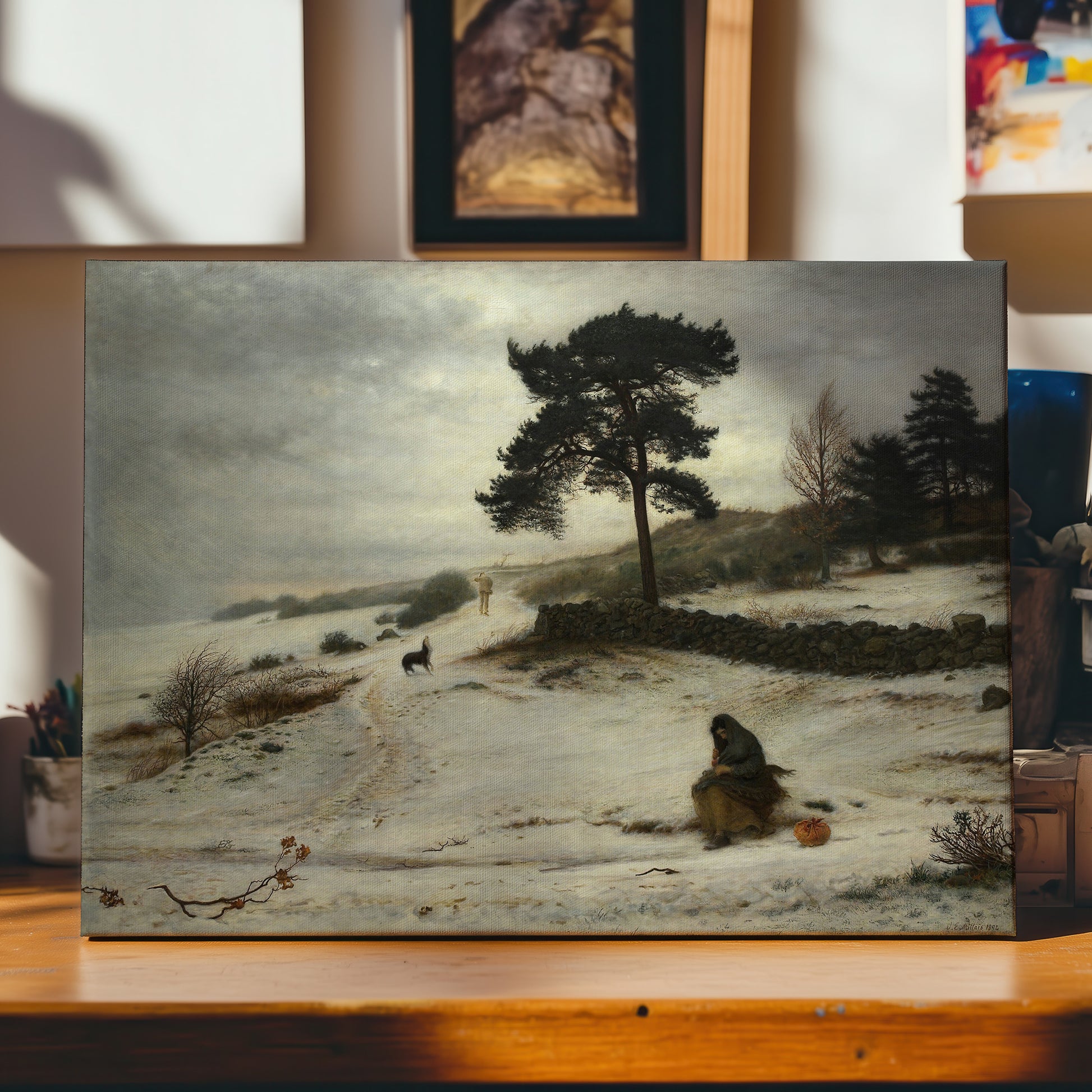 Blow Blow Thou Winter Wind (1892) – John Everett Millais