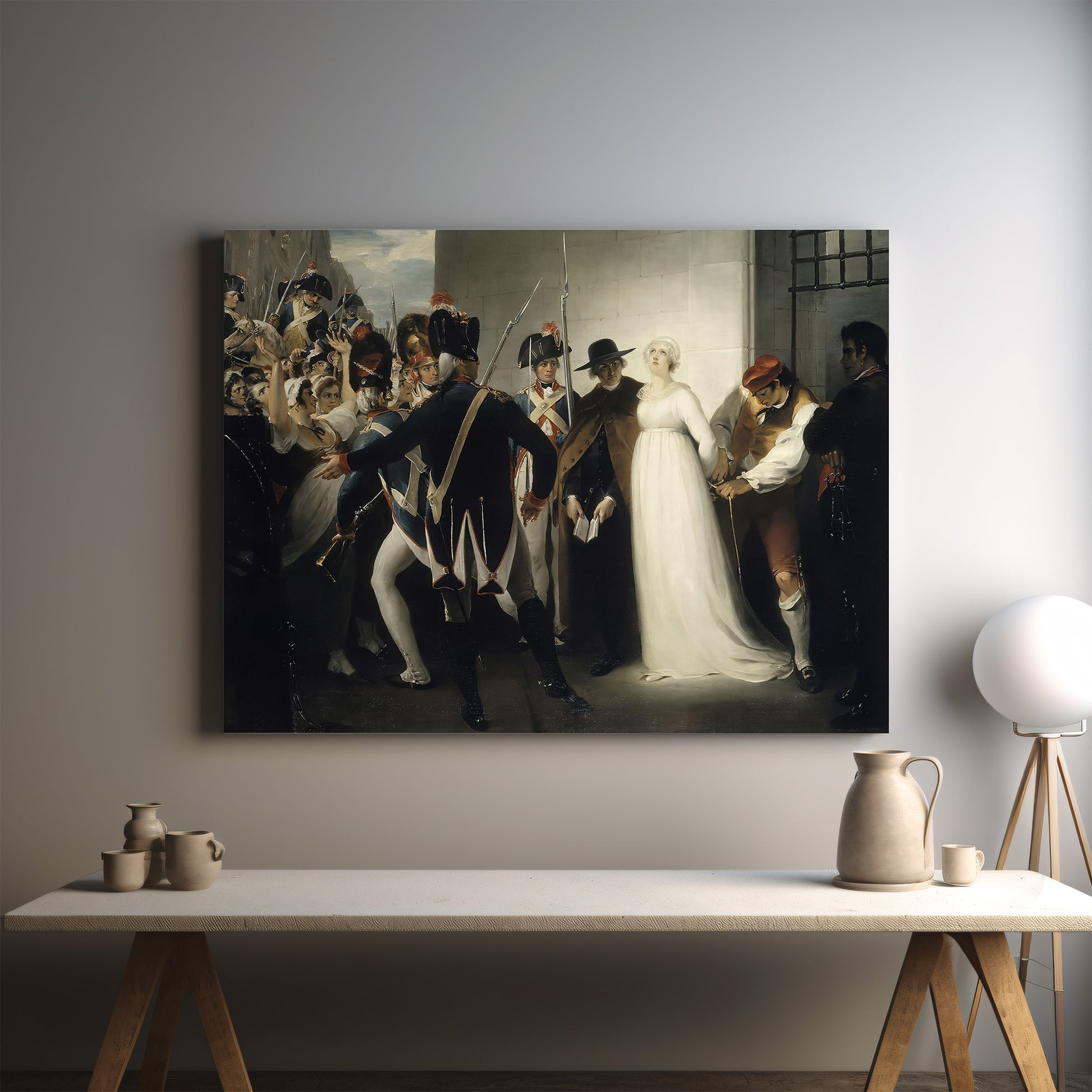 Marie Antoinette Being Taken to Her Execution (1794) – William Hamilton