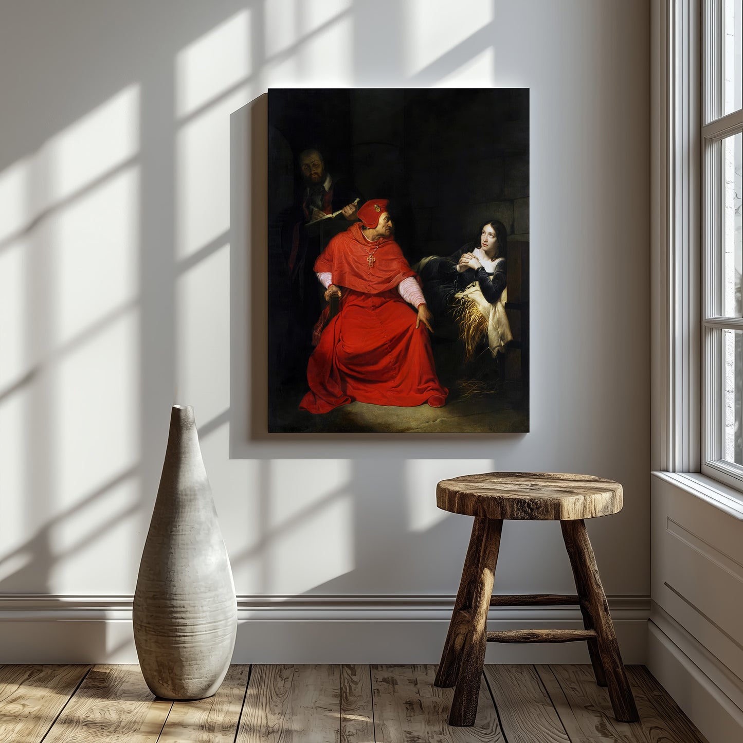 Joan of Arc Interrogated by Cardinal of Winchester (1824) – Paul Delaroche