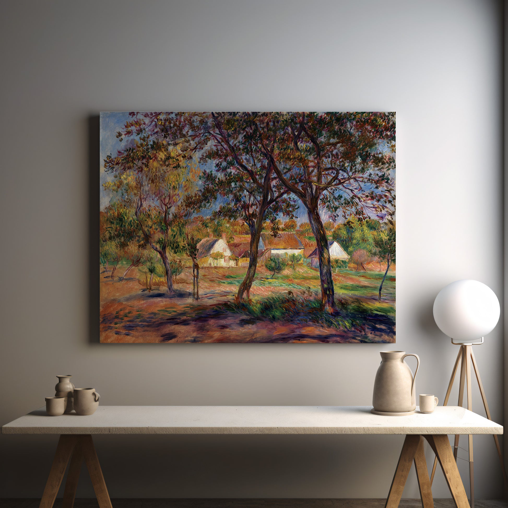 Outskirts of Pont-Aven (1888) – Pierre-Auguste Renoir