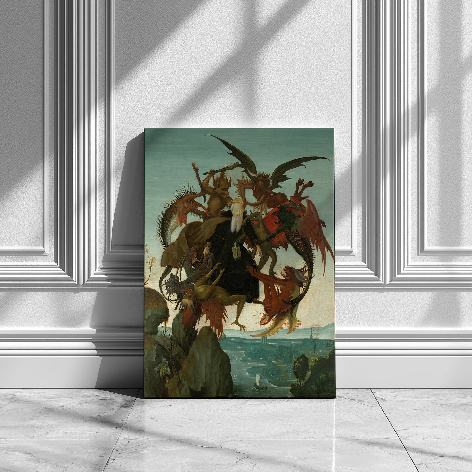 Torment of Saint Anthony (1487–1488) – Michelangelo Buonarroti