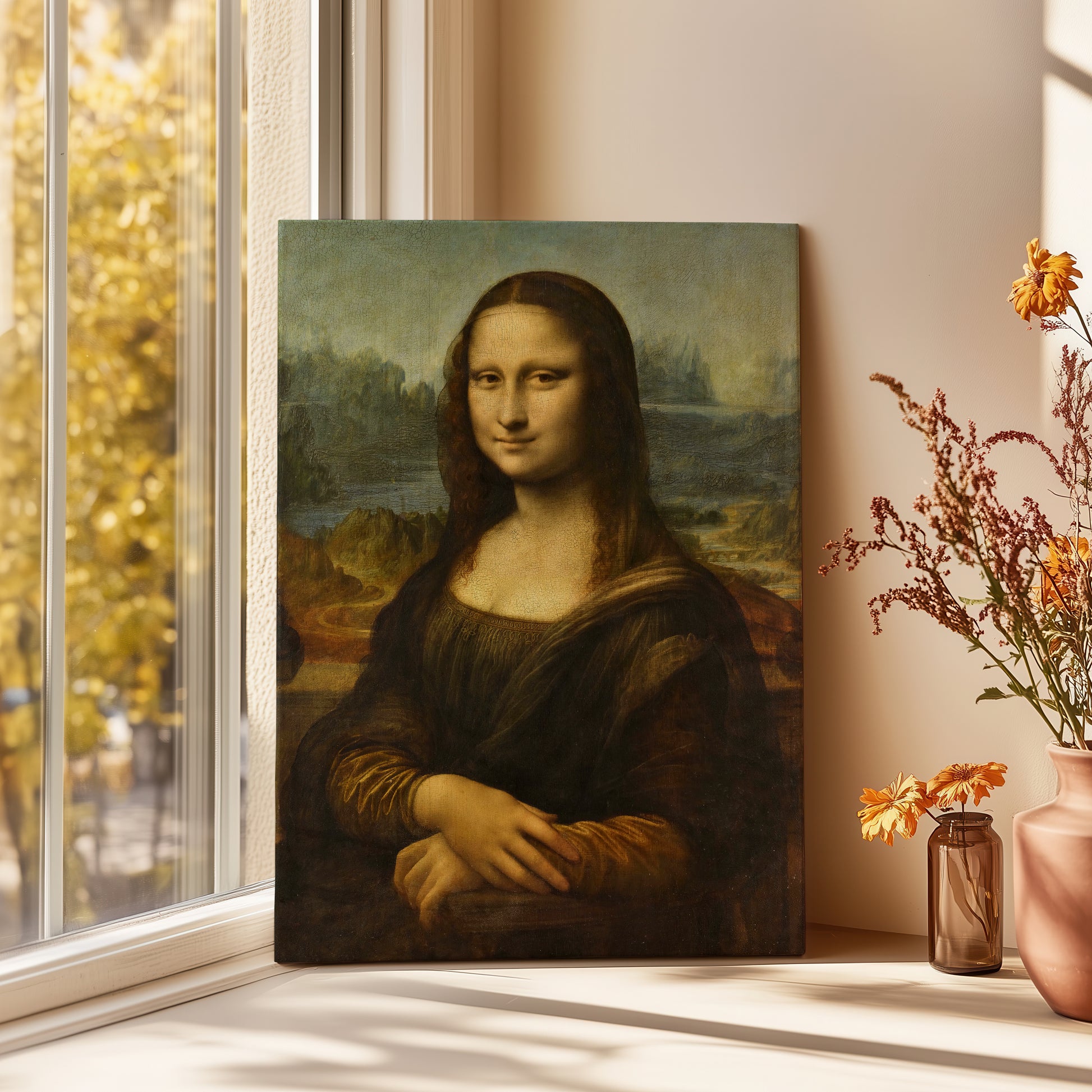 Mona Lisa (La Gioconda) – Leonardo da Vinci, Classic Art Reproduction