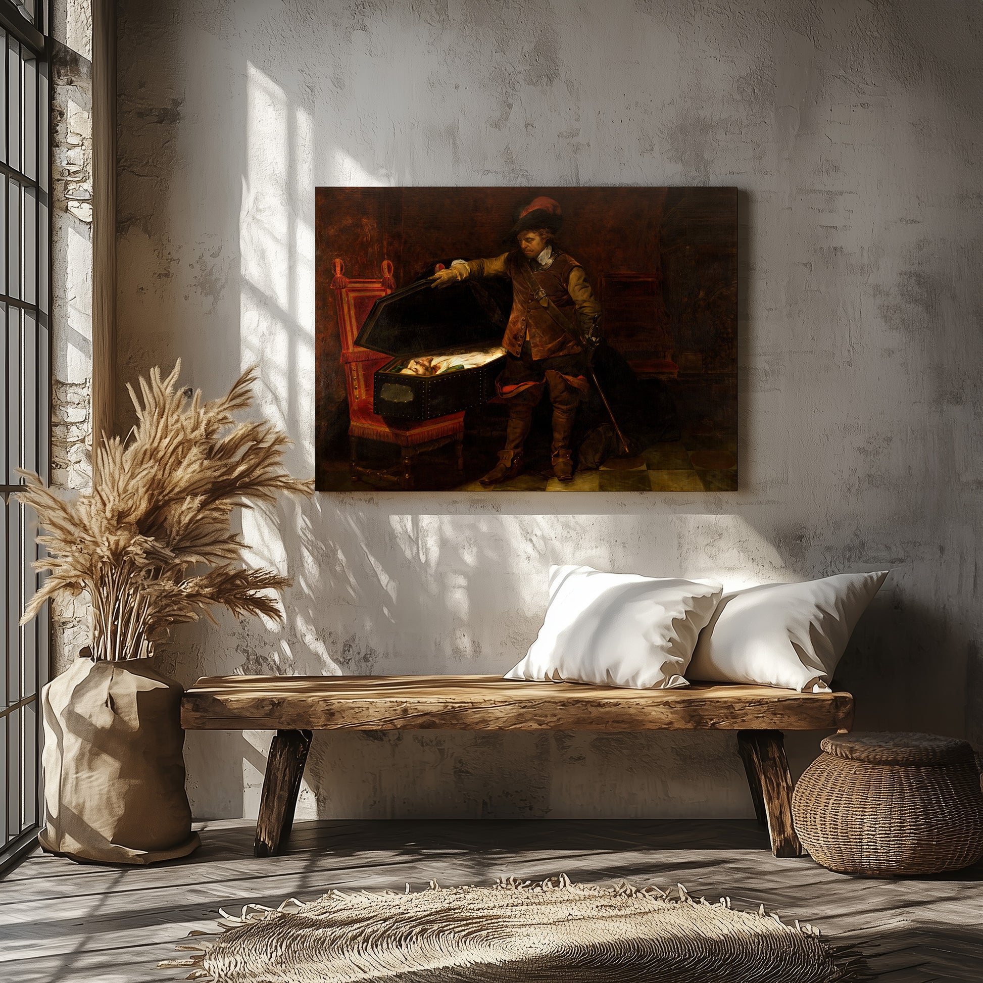 Cromwell before the Coffin of Charles I (1831) – Paul Delaroche