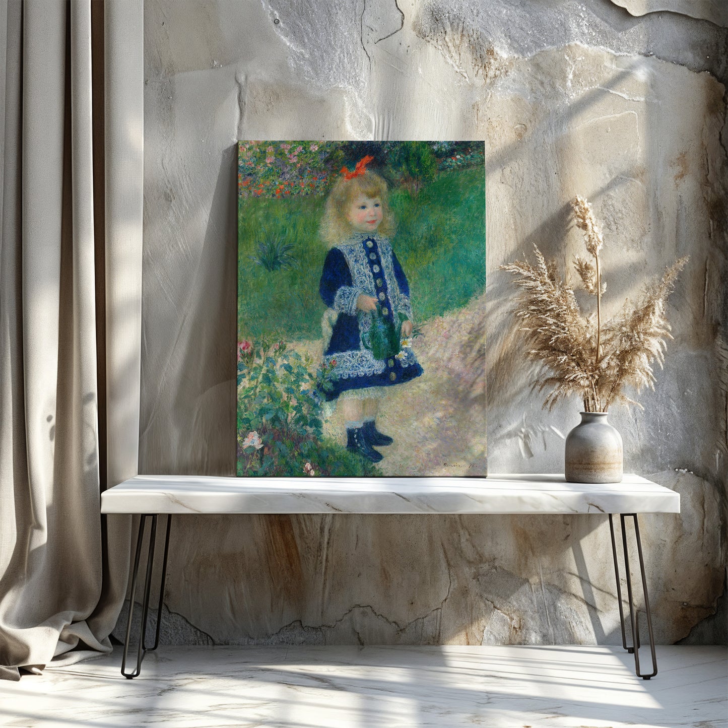 Girl with Watering Can (1876) – Pierre-Auguste Renoir