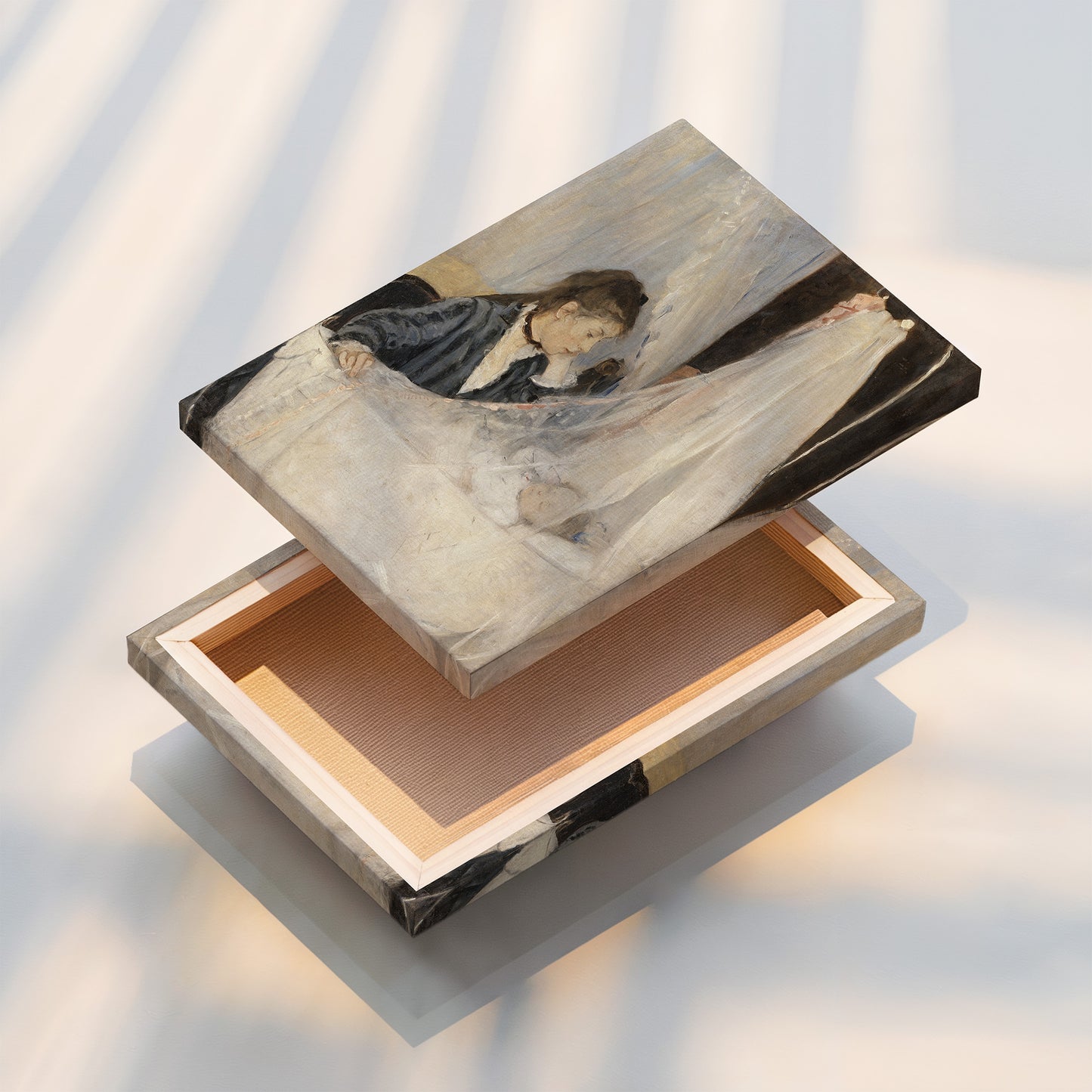 The Cradle (1872) – Berthe Morisot