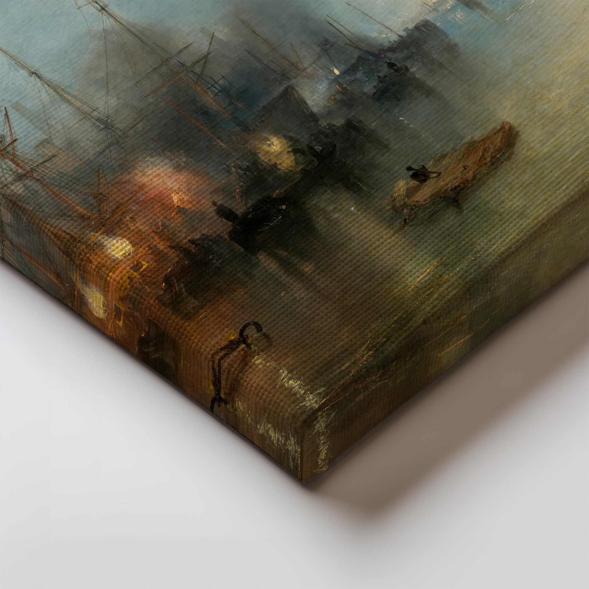 Keelmen Heaving in Coals by Moonlight (1835) – Joseph Mallord William Turner