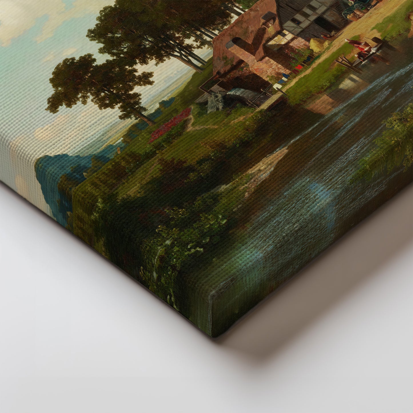 A Rustic Mill (1855) – Albert Bierstadt