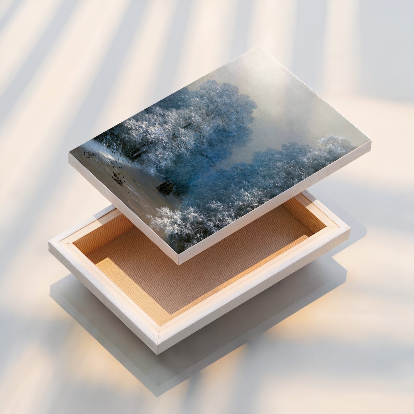 Winter landscape (1876) – Ivan Aivazovsky