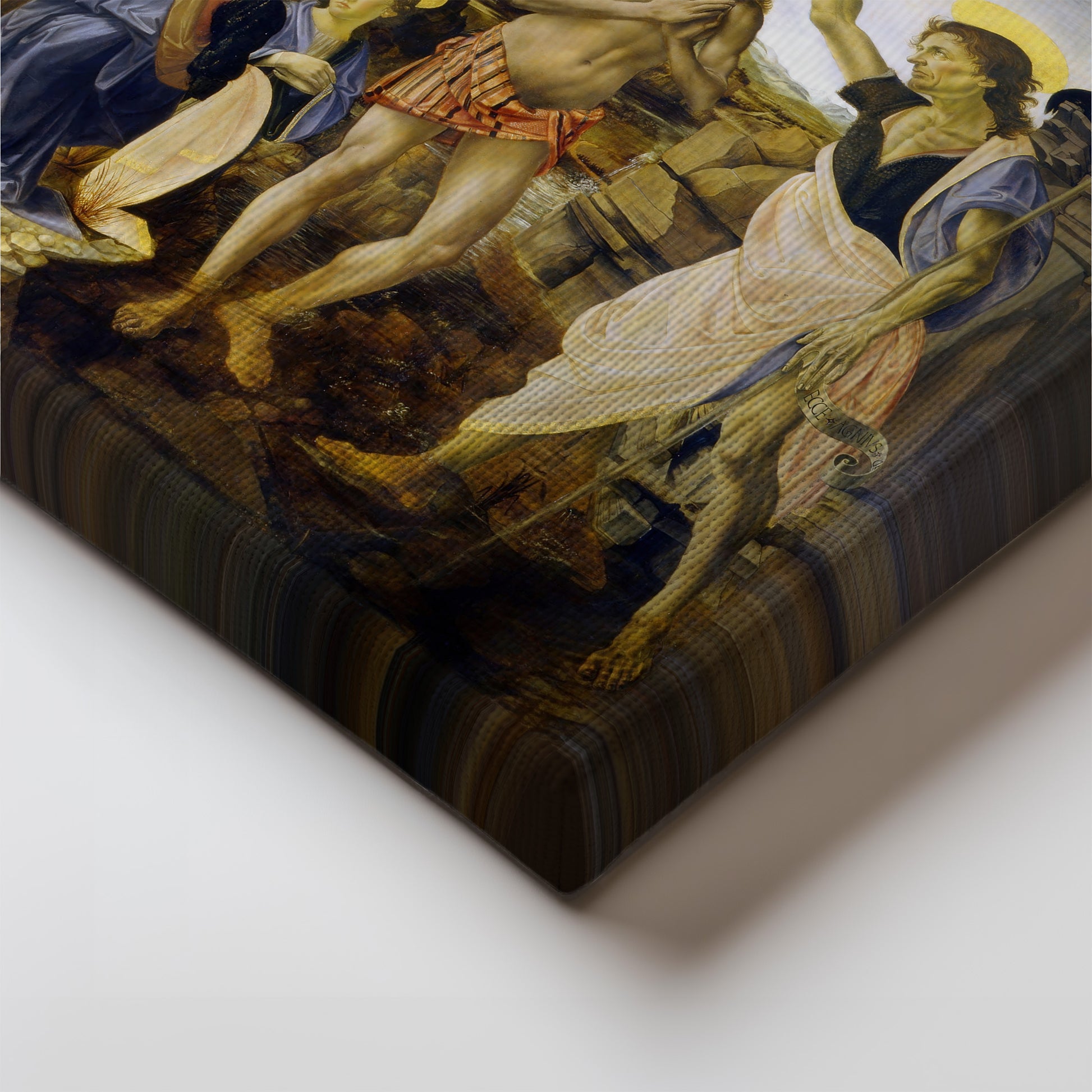 Baptism of Christ – Andrea del Verrocchio, Classic Art Reproduction