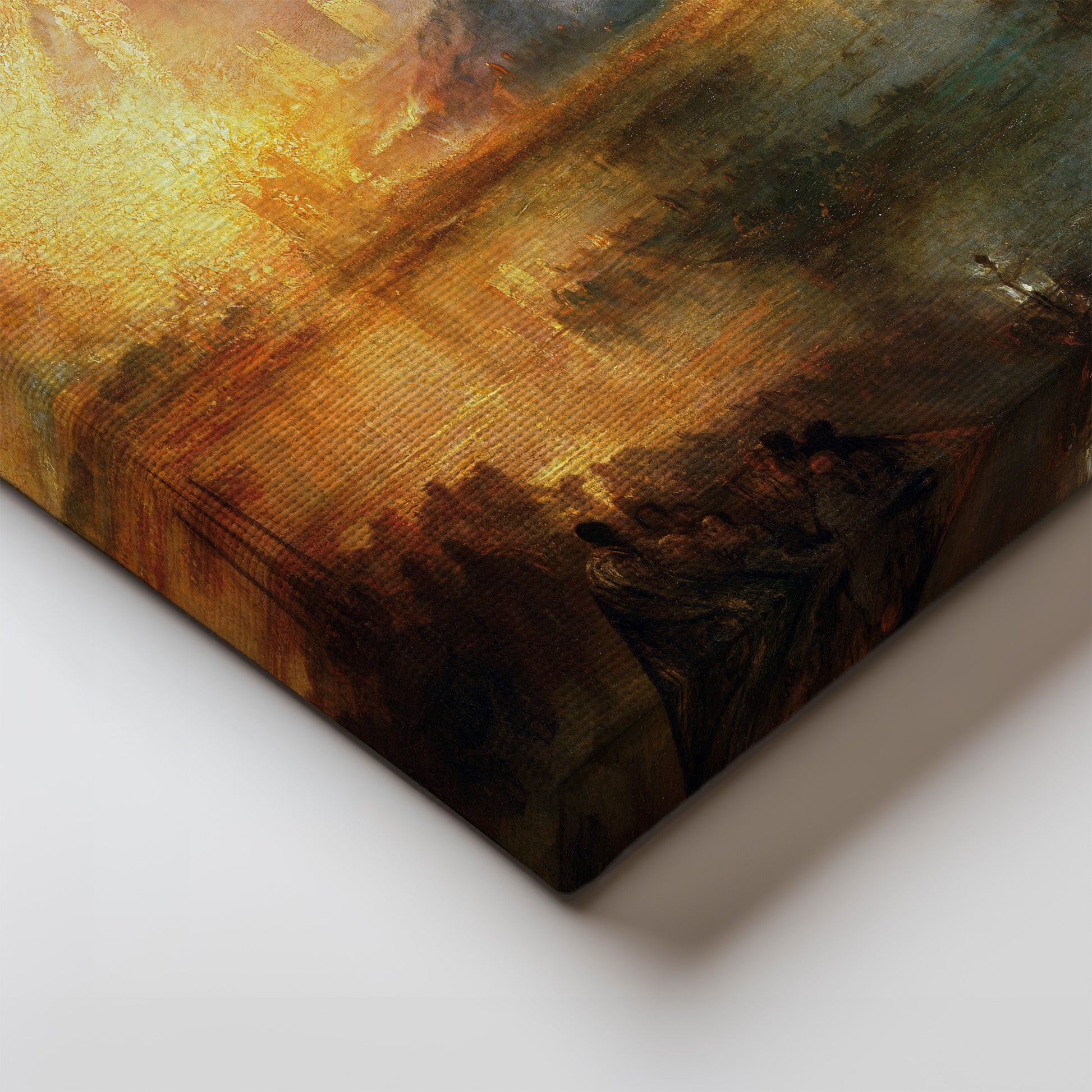 The Burning of the Houses of Lords and Commons, October 16, 1834 (1834) – Joseph Mallord William Turner