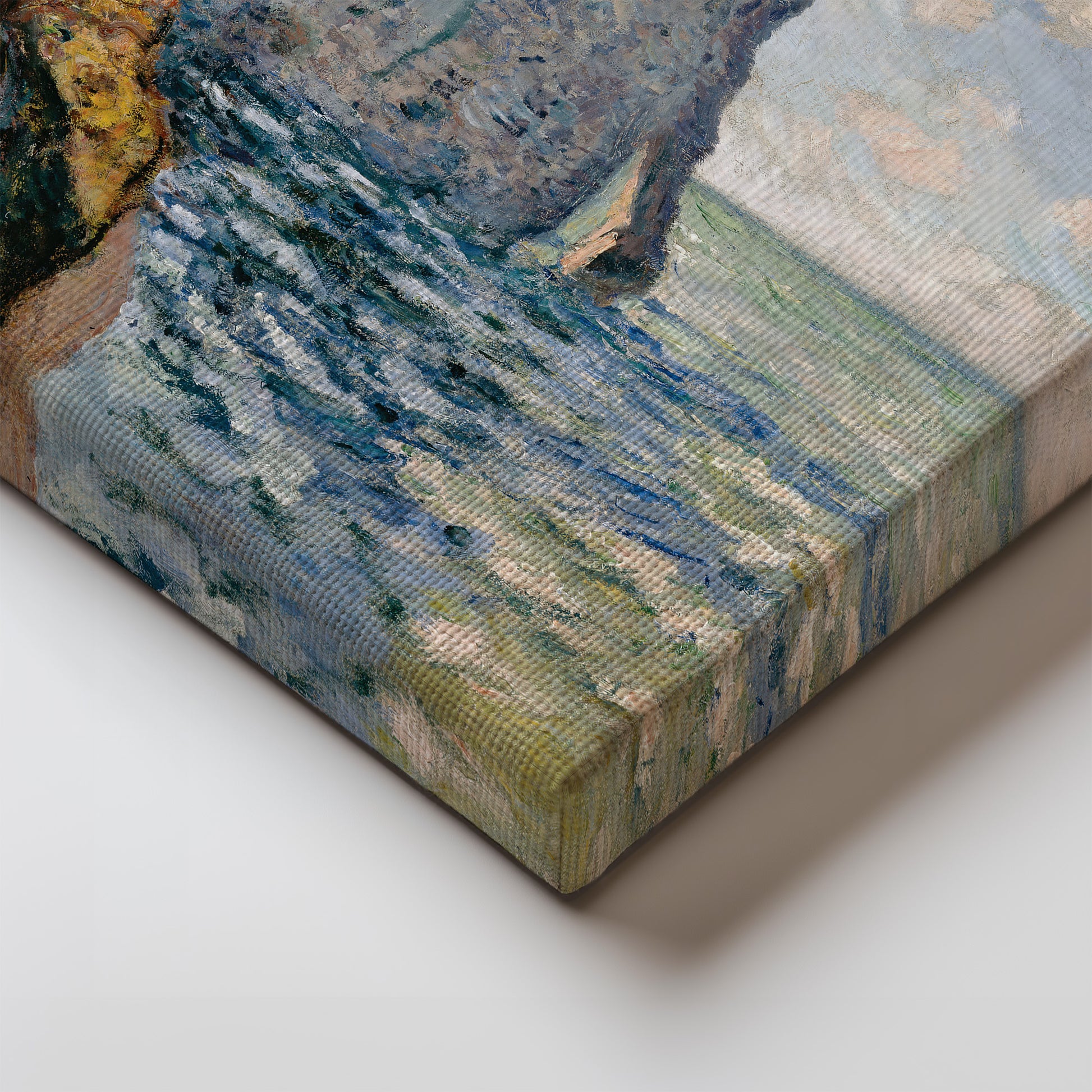 The Cliff of Aval (1885) – Claude Monet