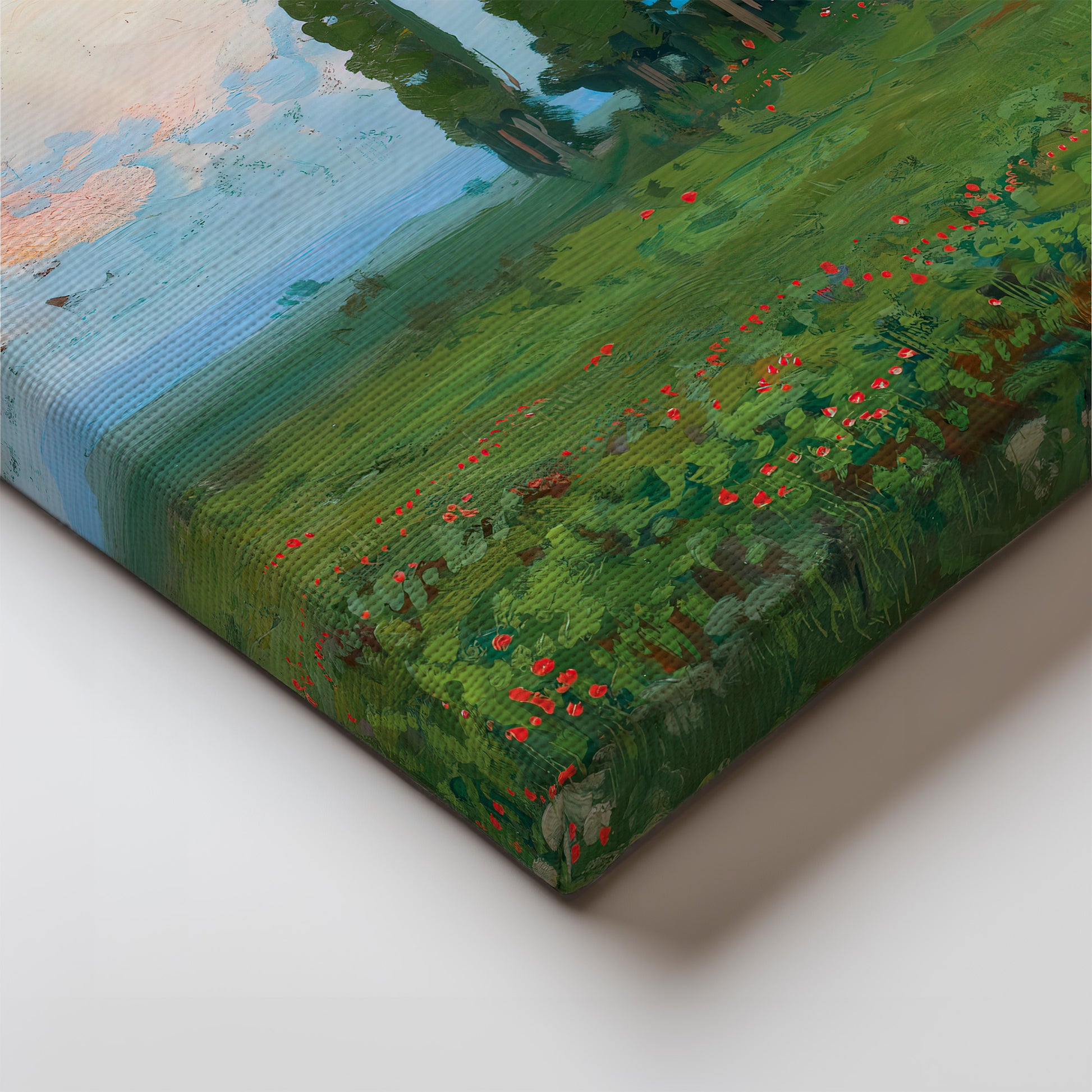 Landscape with cypresses (1900) – Iwan Trusz