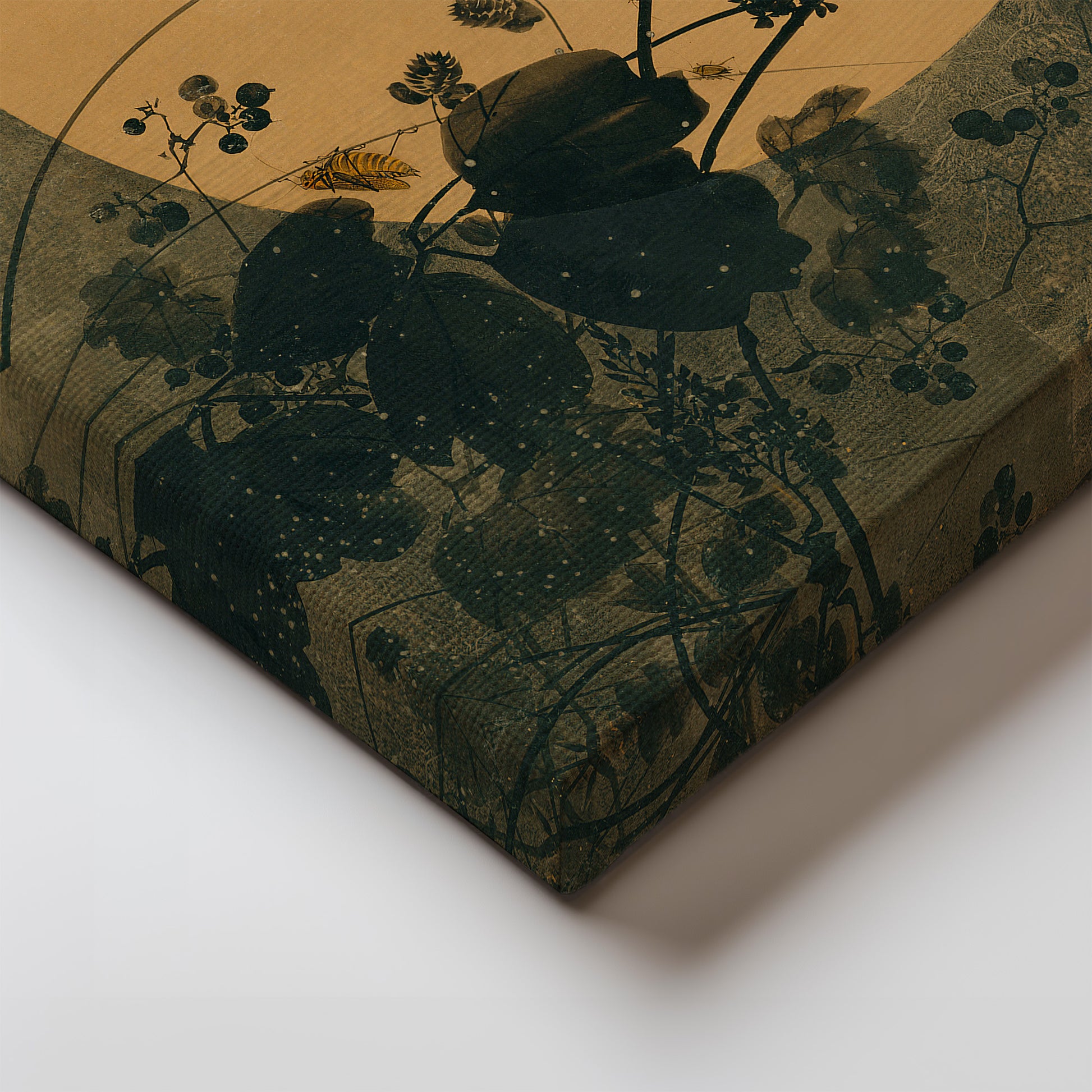 Autumn Grasses in Moonlight – Shibata Zeshin, Classic Art Reproduction