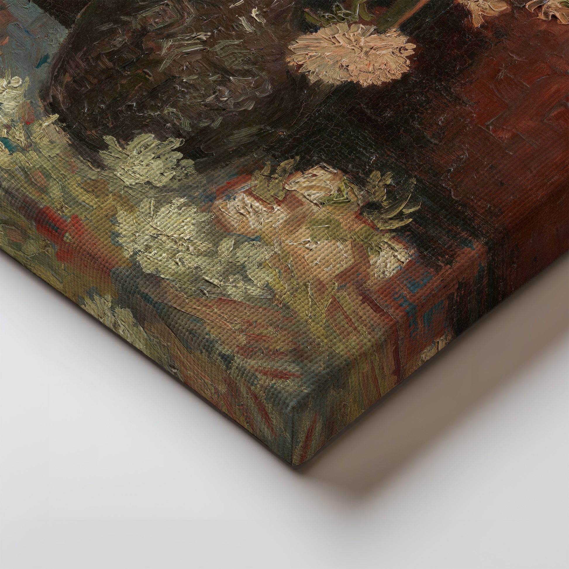 Vase with Chinese Asters and Gladioli (1886) – Vincent van Gogh