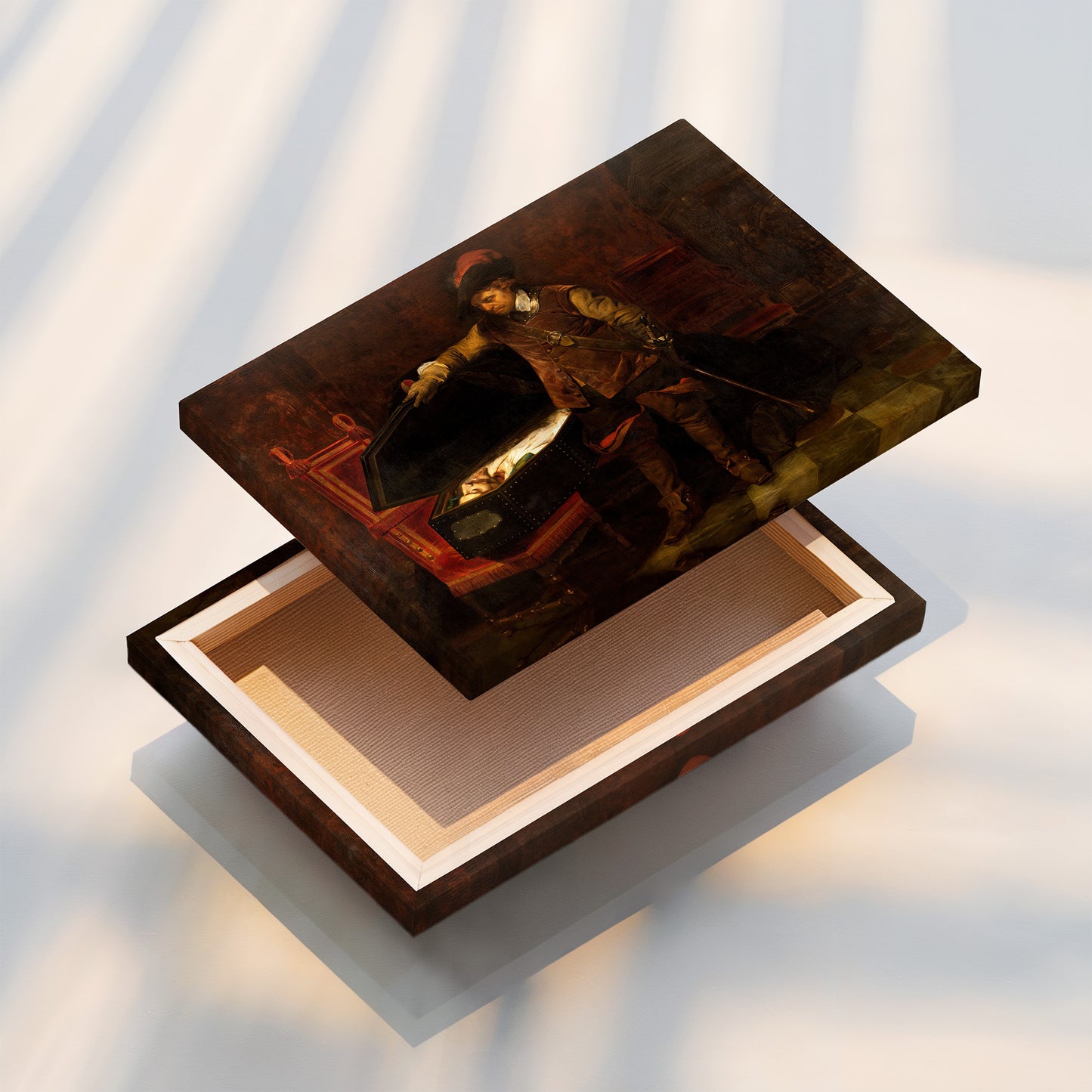 Cromwell before the Coffin of Charles I (1831) – Paul Delaroche