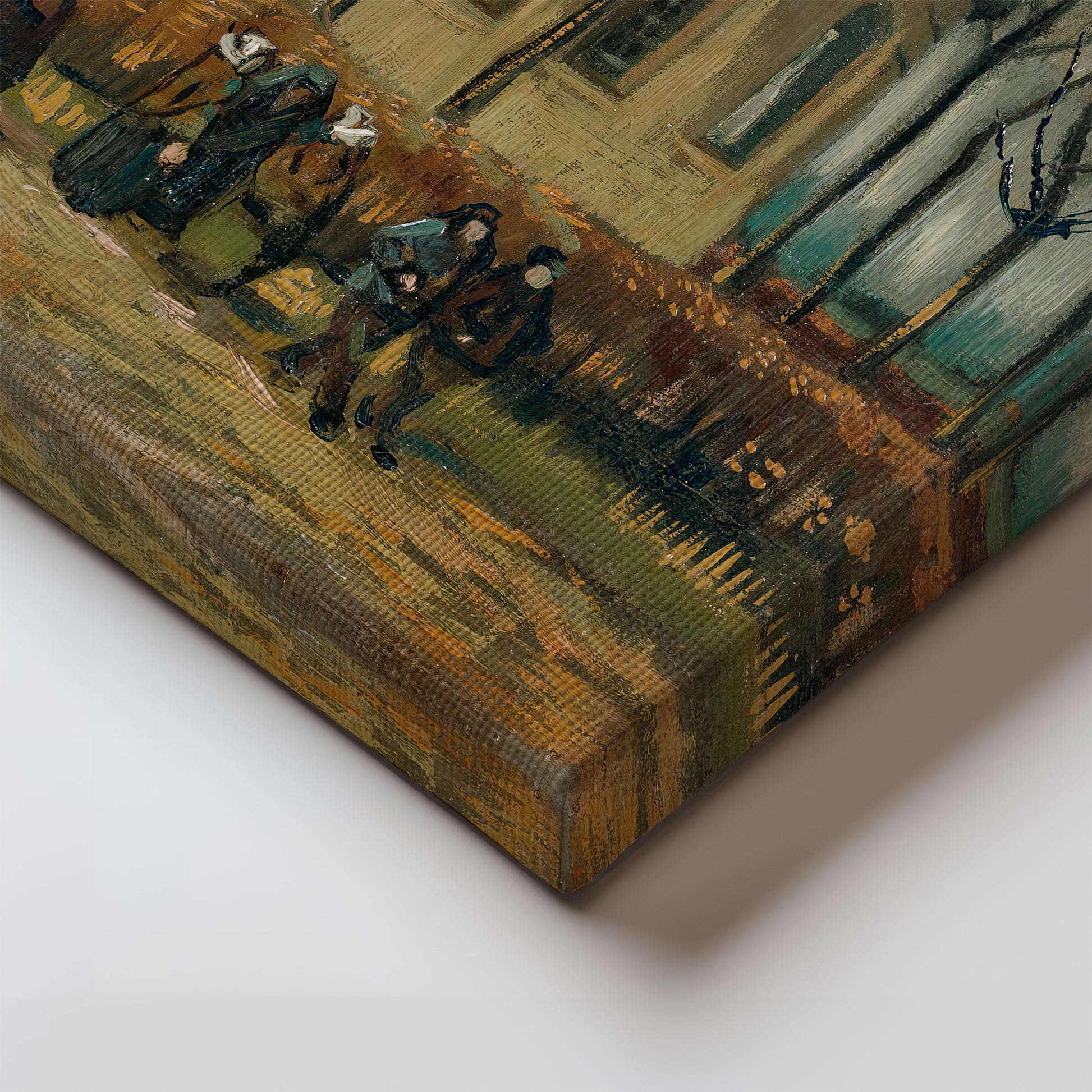 Congregation Leaving Church (1884–1885) – Vincent van Gogh - Printed Masterpieces