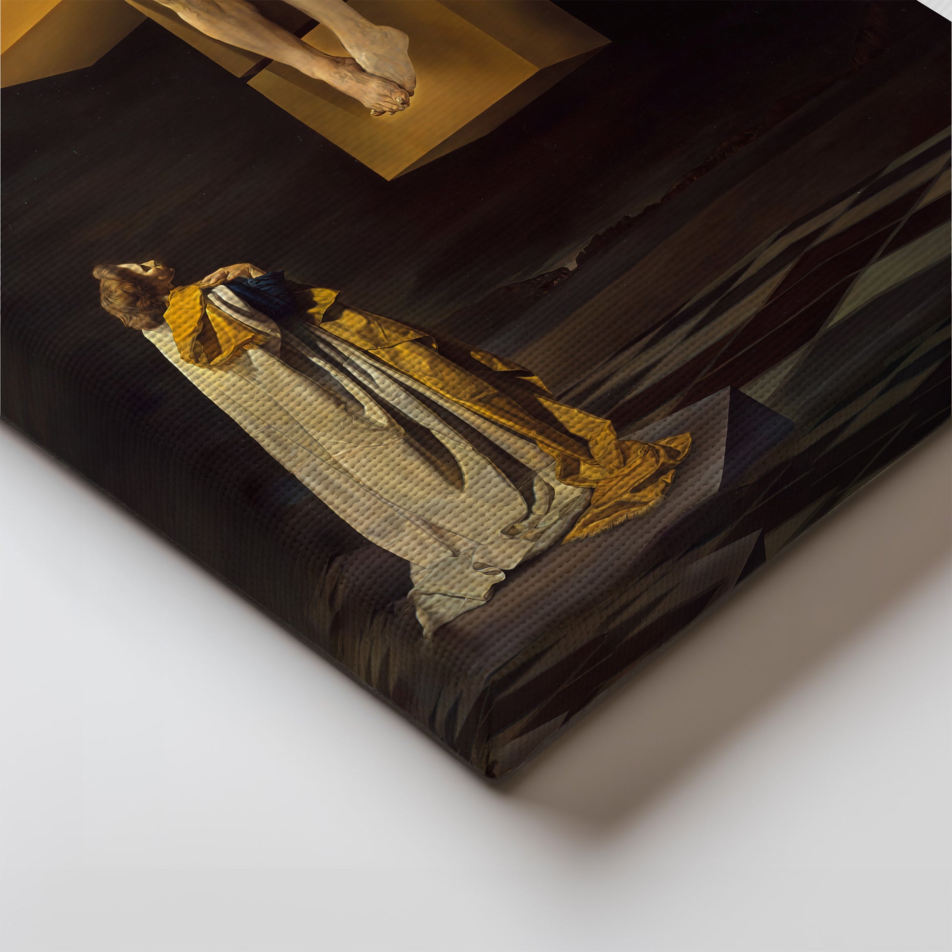 Crucifixion (Corpus Hypercubus) – Salvador Dalí, Classic Art Reproduction