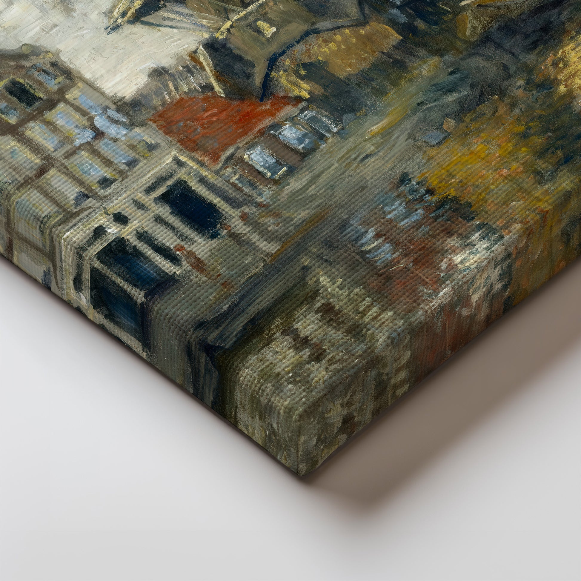 The Windmill on the Onbekende Gracht (1874) – Claude Monet