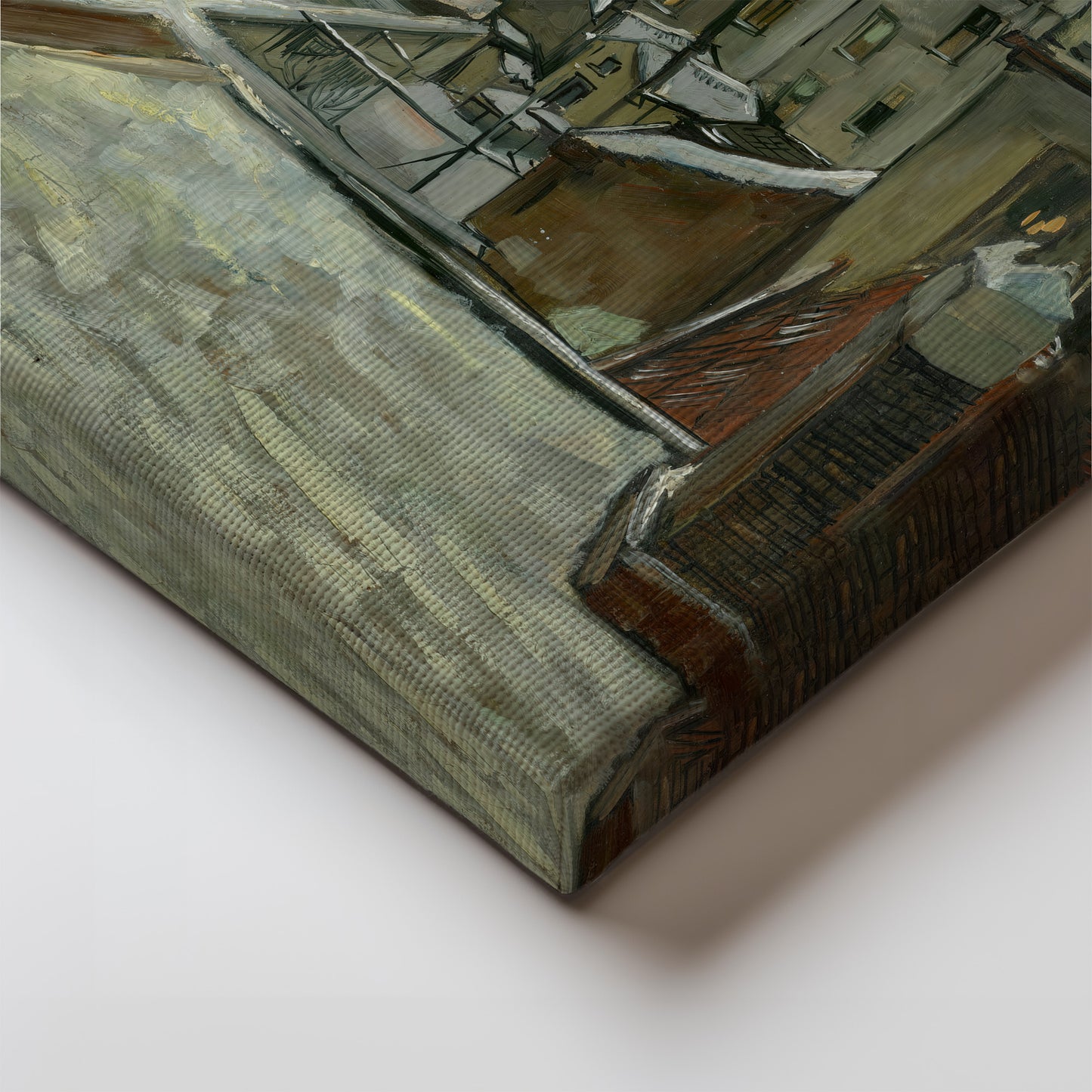 Houses Seen from the Back (1885) – Vincent van Gogh