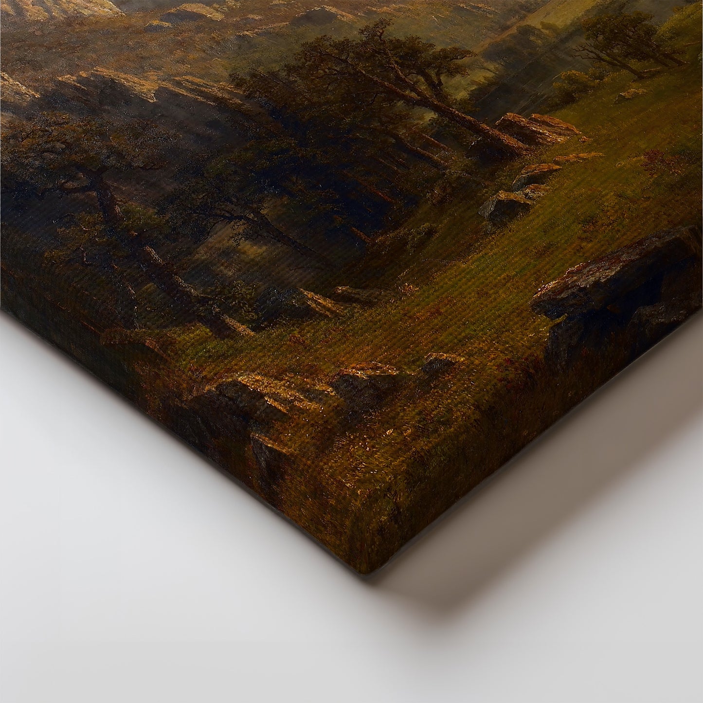 Looking Down Yosemite Valley – Albert Bierstadt, Classic Art Reproduction