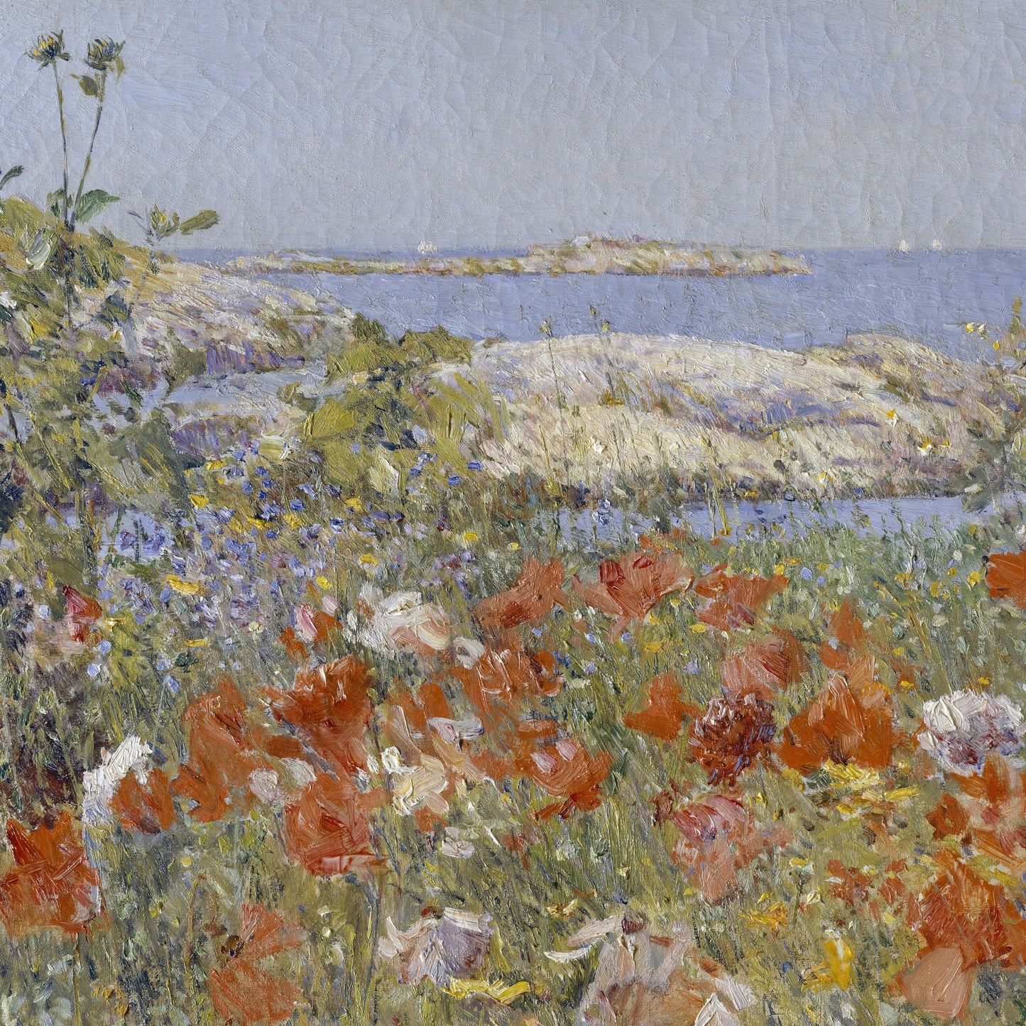 Celia Thaxter's Garden – Childe Hassam, Classic Art Reproduction