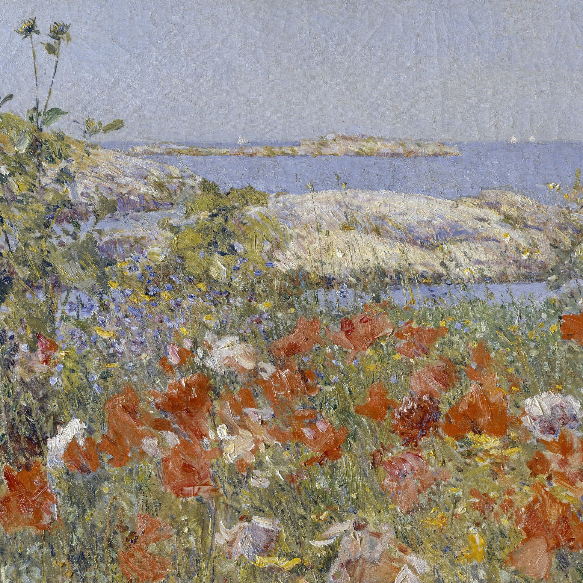 Celia Thaxter's Garden – Childe Hassam, Classic Art Reproduction