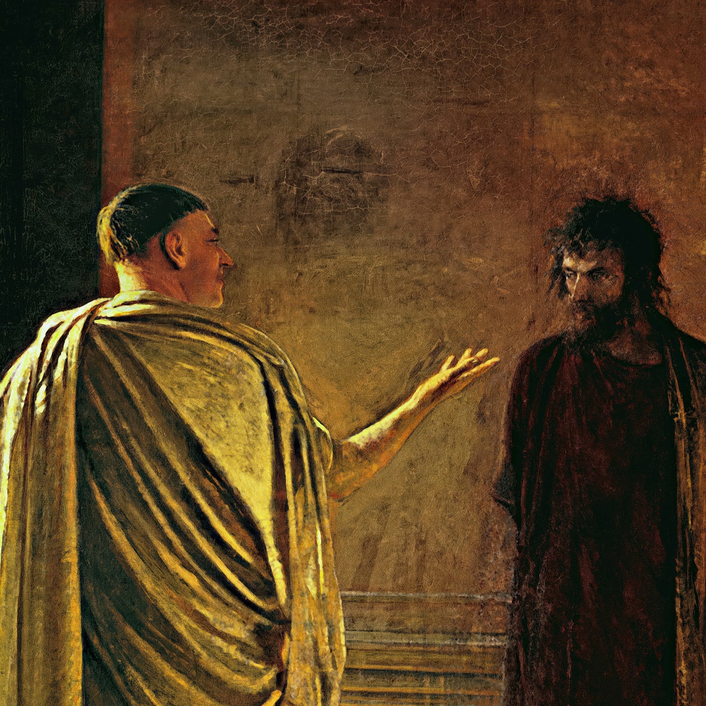 What is truth? Christ before Pilate (1890) – Nikolai Ge