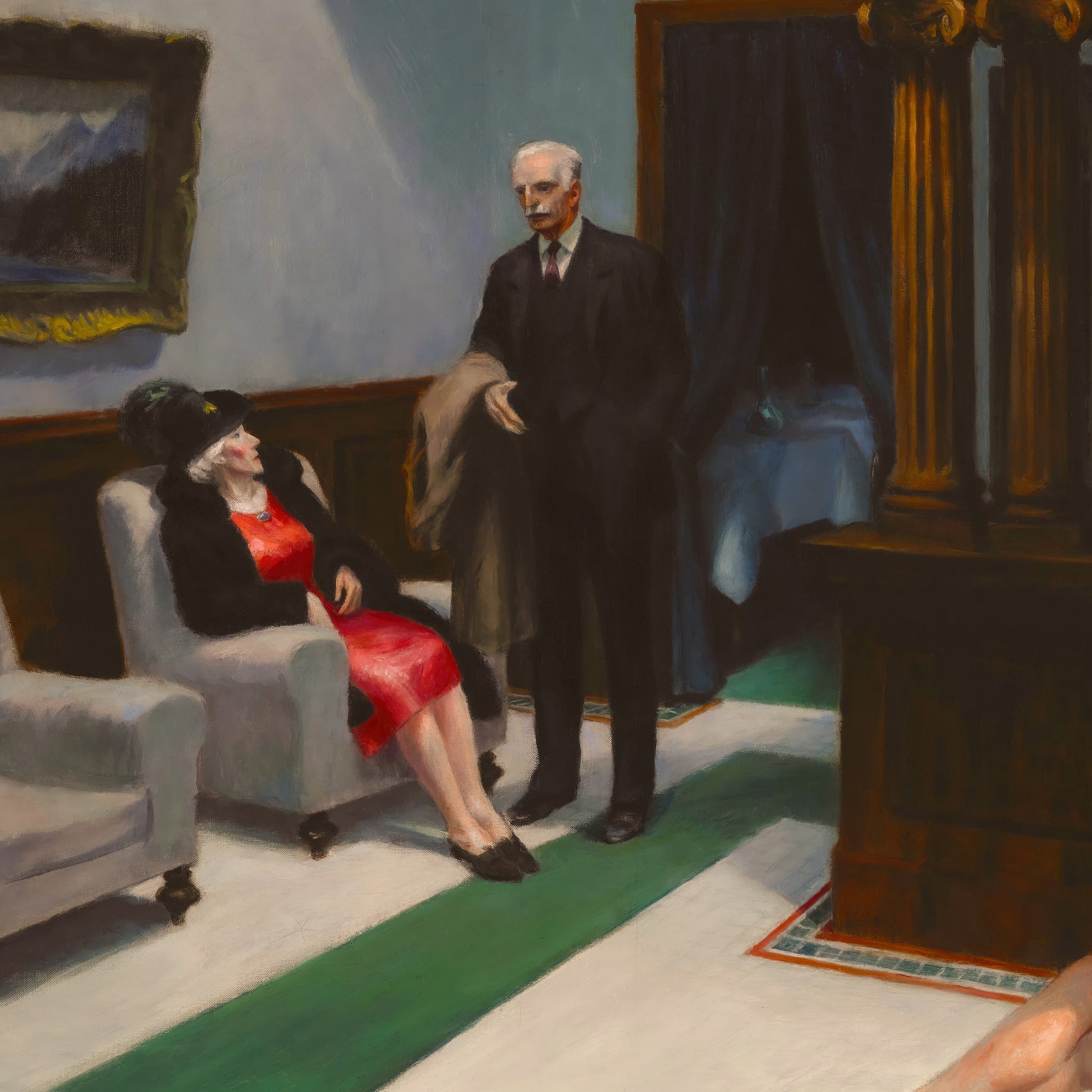 Hotel Lobby (1943) – Edward Hopper