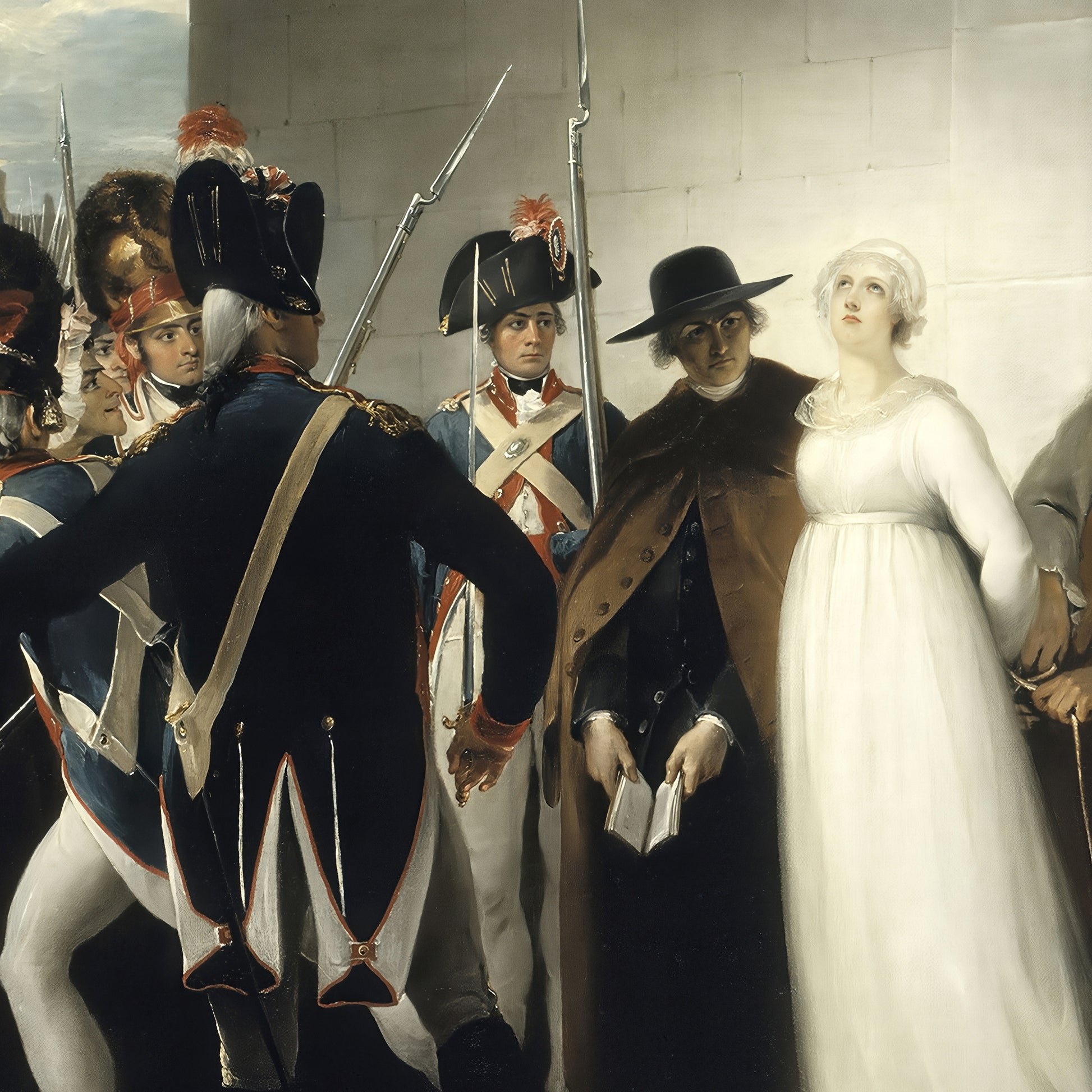 Marie Antoinette Being Taken to Her Execution (1794) – William Hamilton