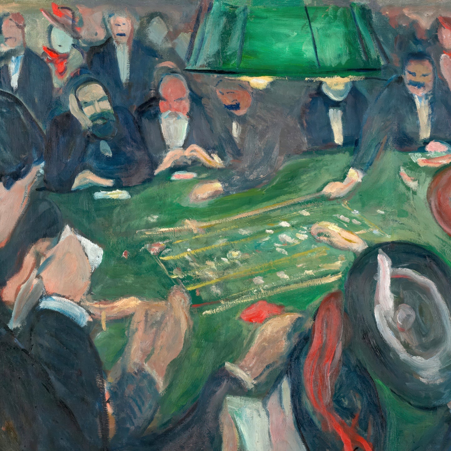 At the Roulette Table in Monte Carlo (1892) – Edvard Munch