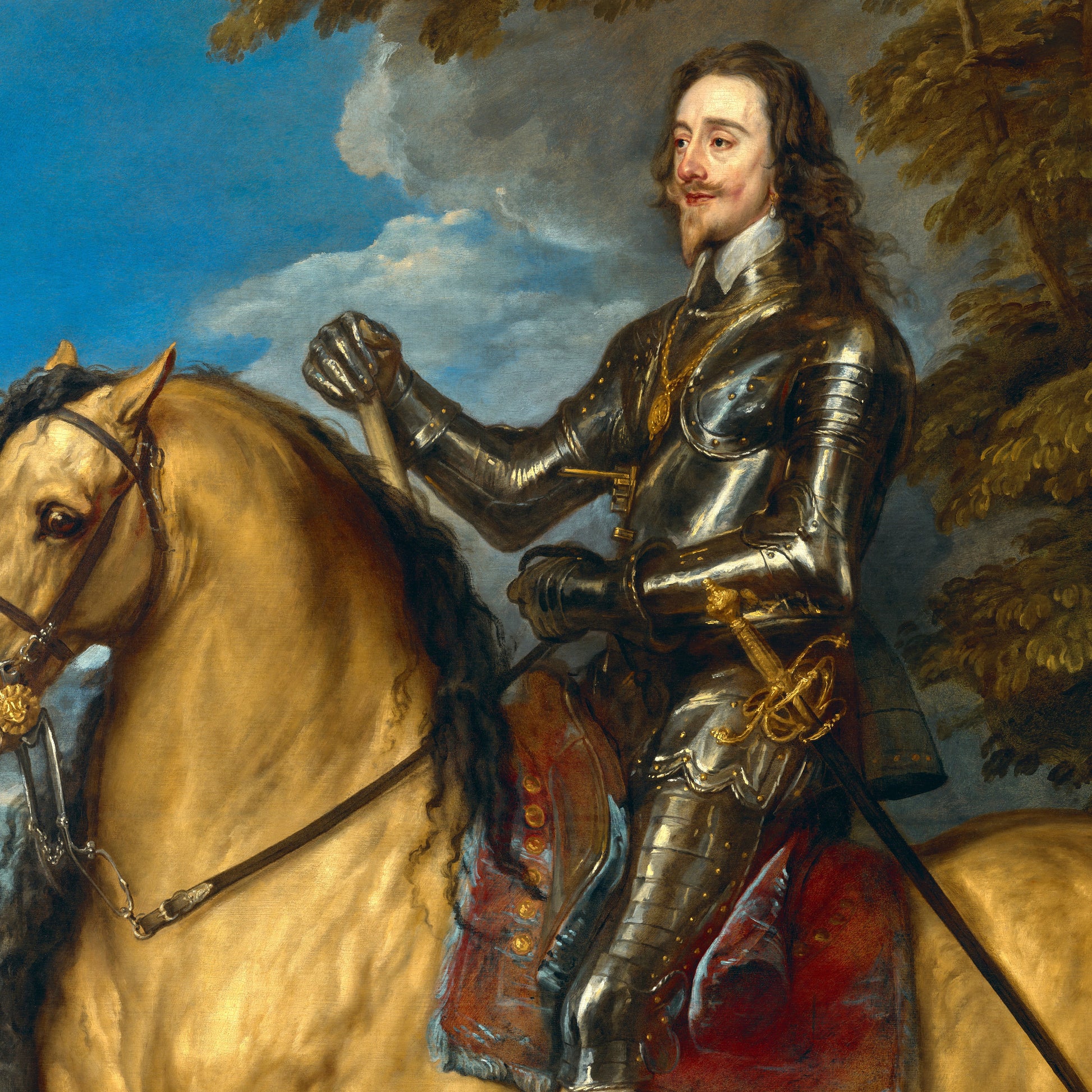 Equestrian Portrait of Charles I (1638) – Anthony van Dyck