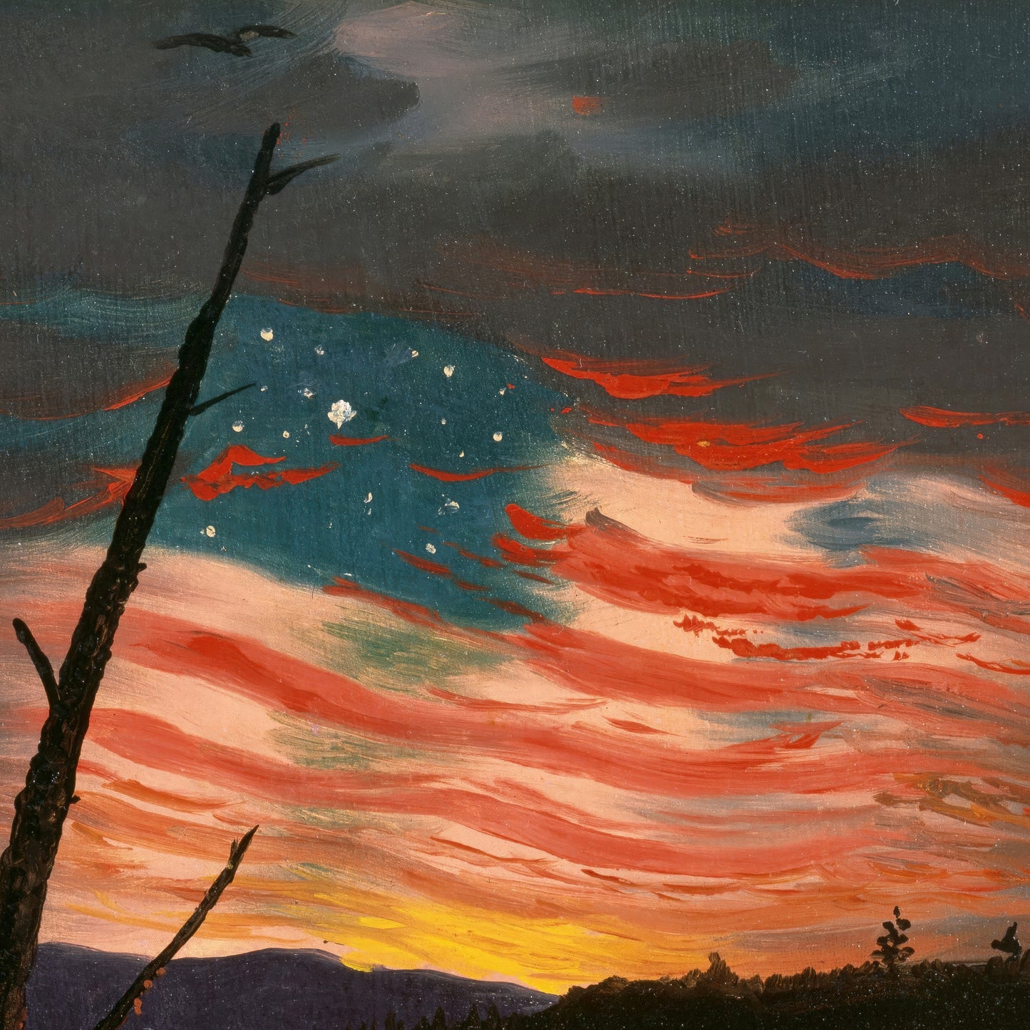 Our Banner in the Sky (1861) – Frederic Edwin Church