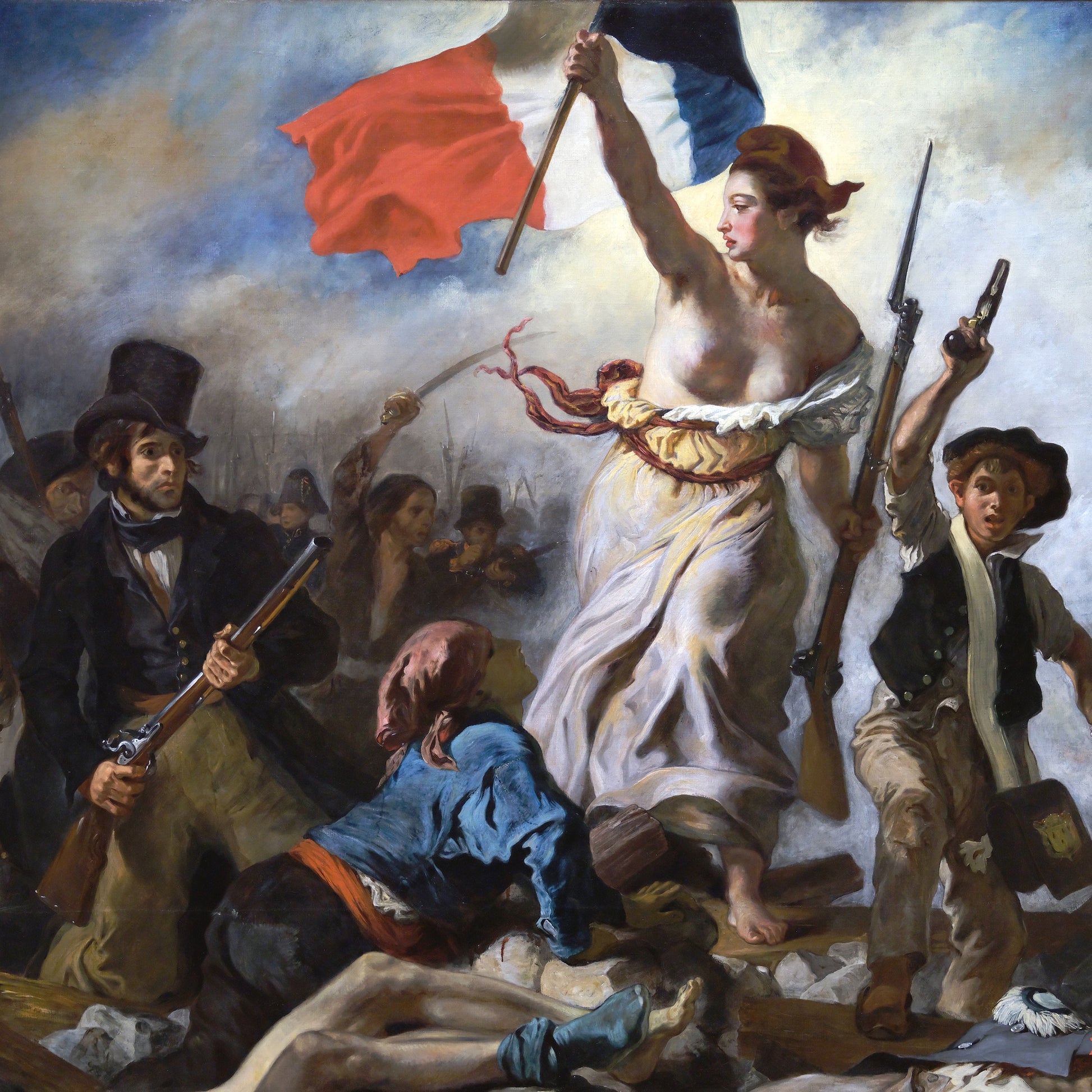 Liberty Leading the People – Eugène Delacroix, Classic Art Reproduction
