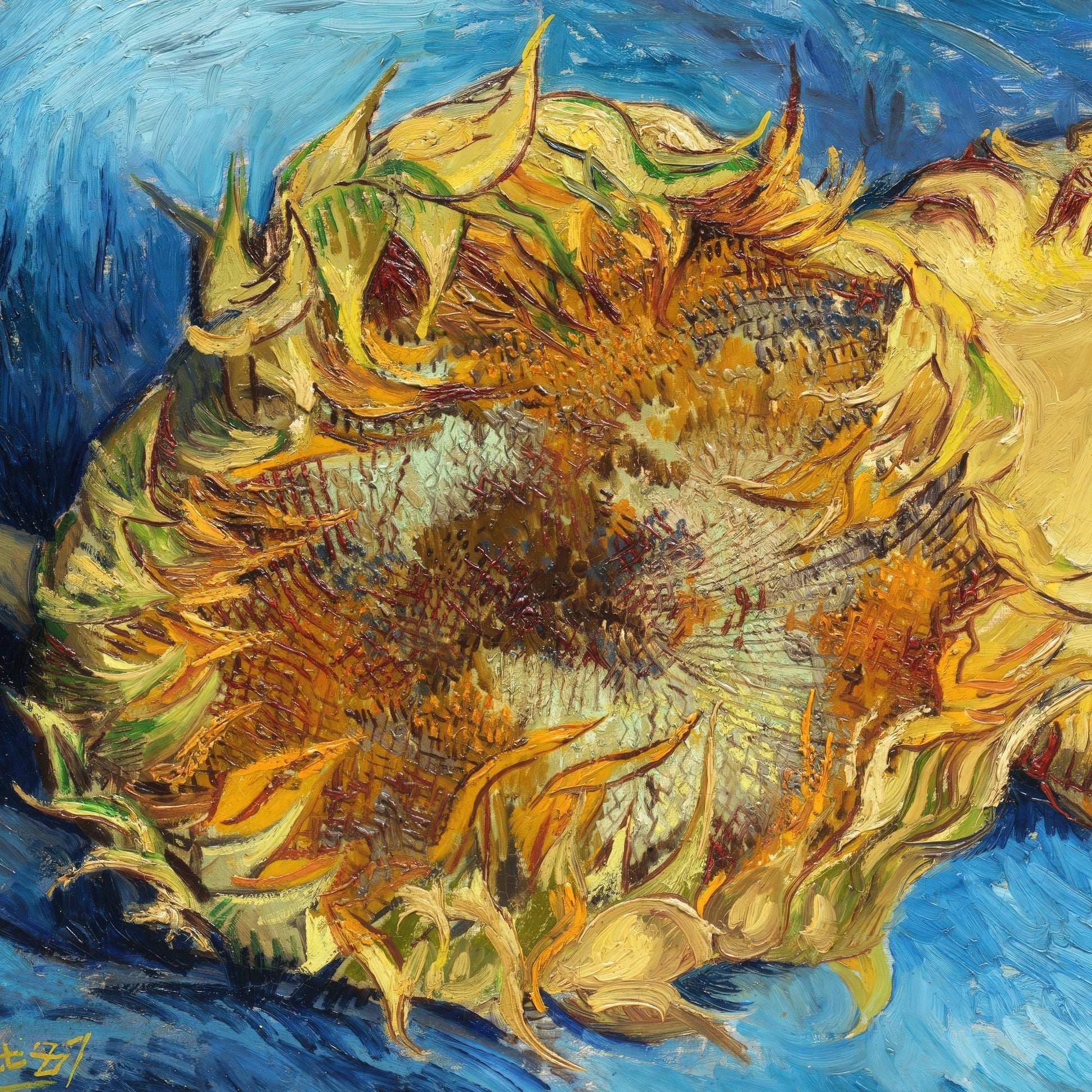 Sunflowers (1887) – Vincent van Gogh - Printed Masterpieces