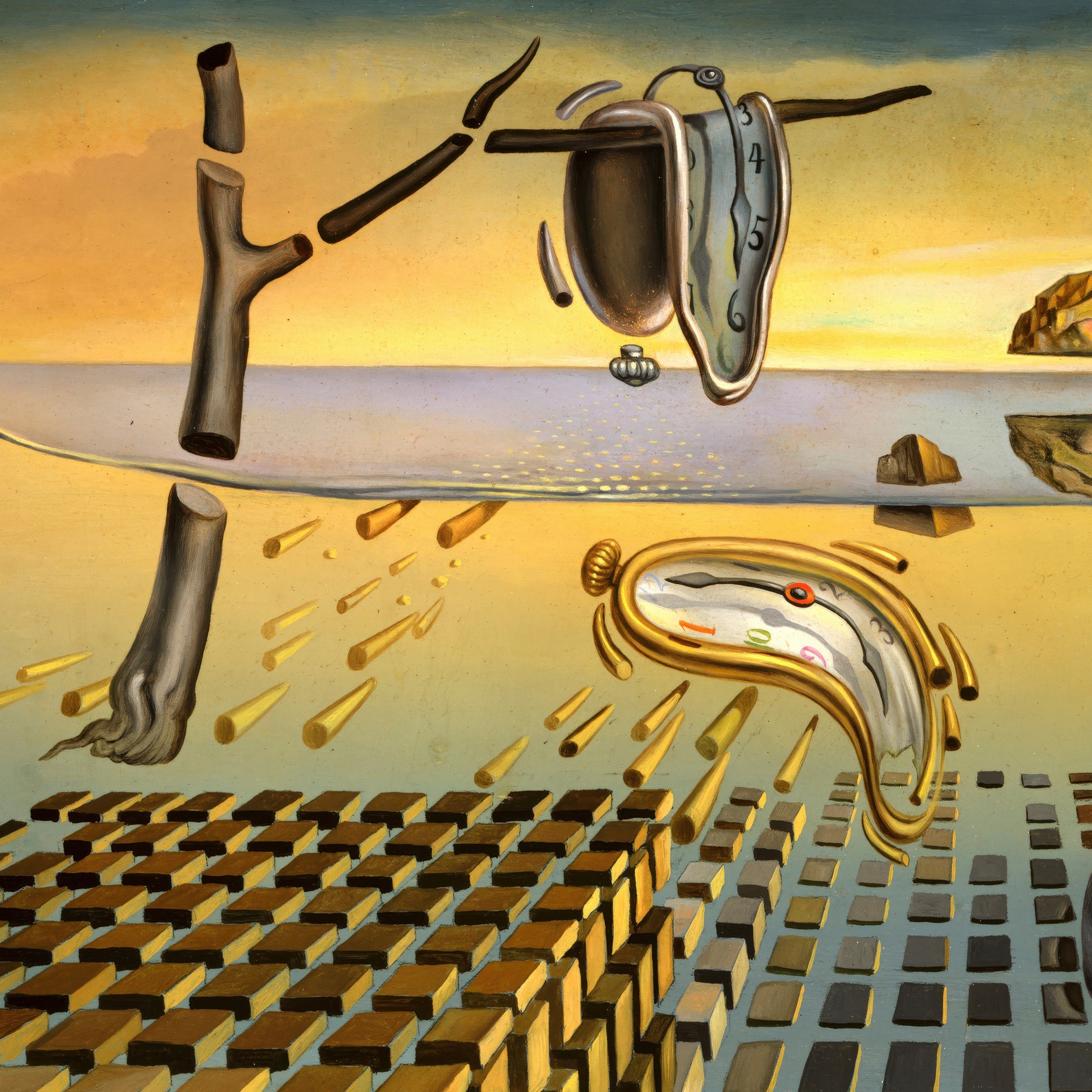 The Disintegration of the Persistence of Memory – Salvador Dalí, Classic Art Reproduction