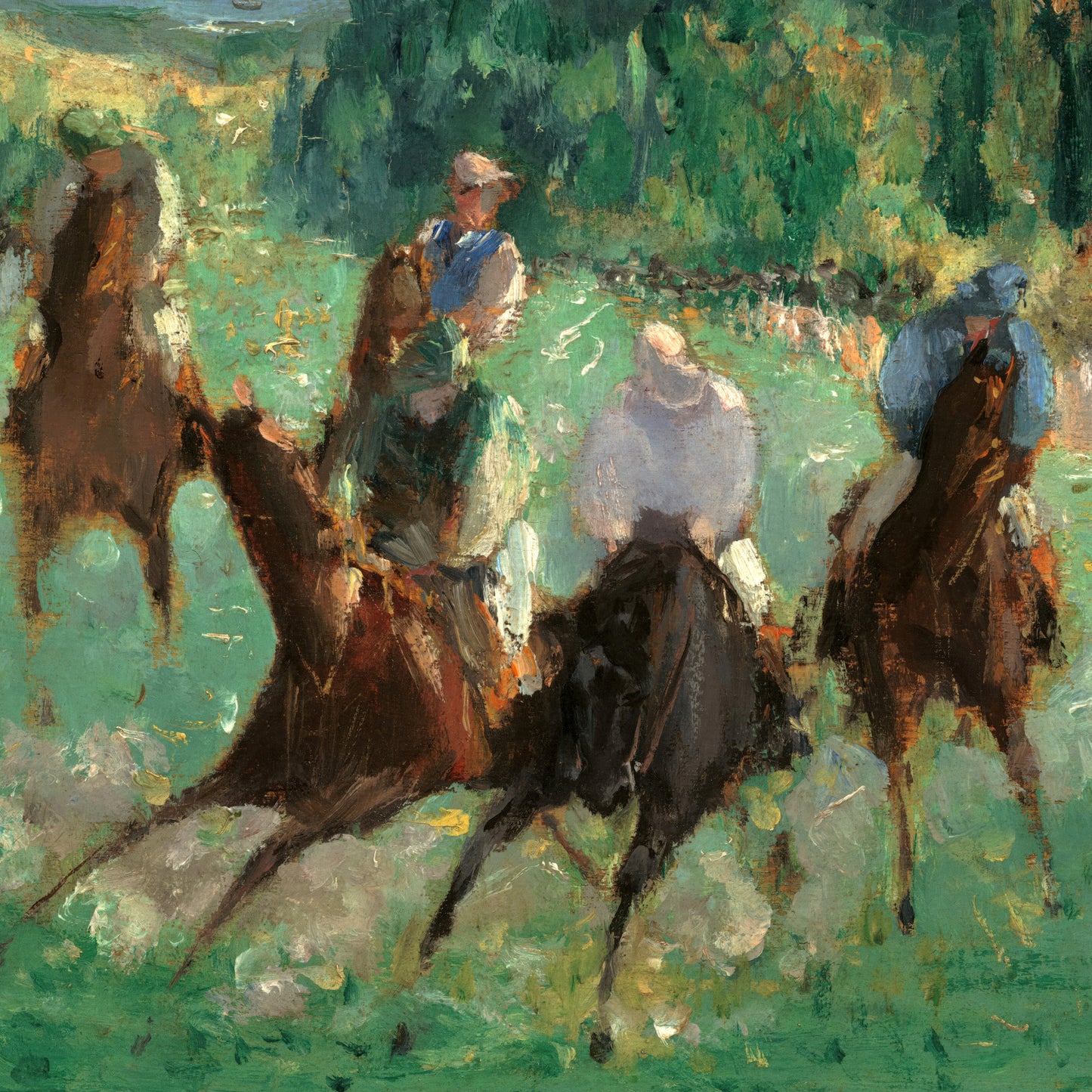 At the Races (1875) – Edouard Manet