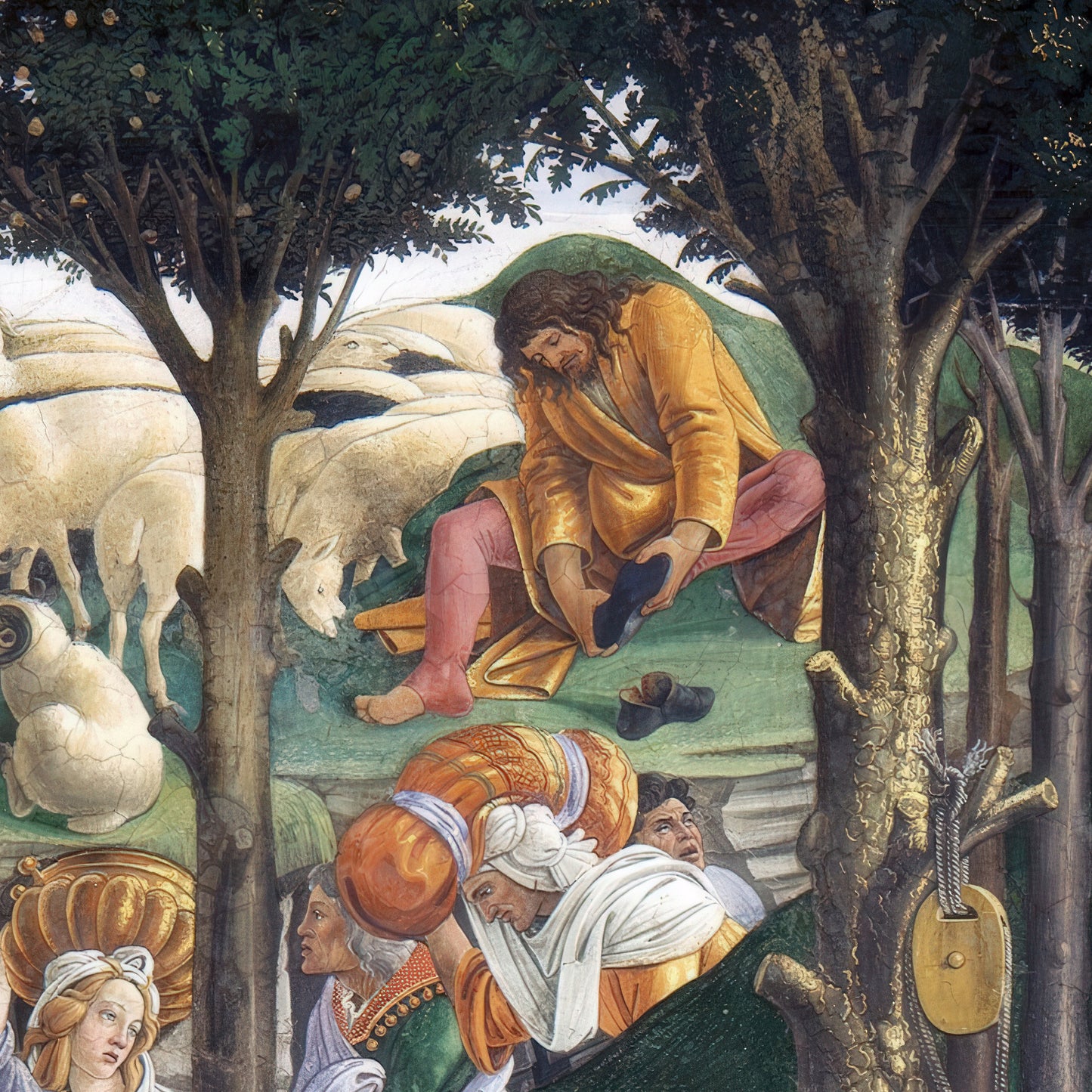 Youth of Moses (1481–1482) – Sandro Botticelli