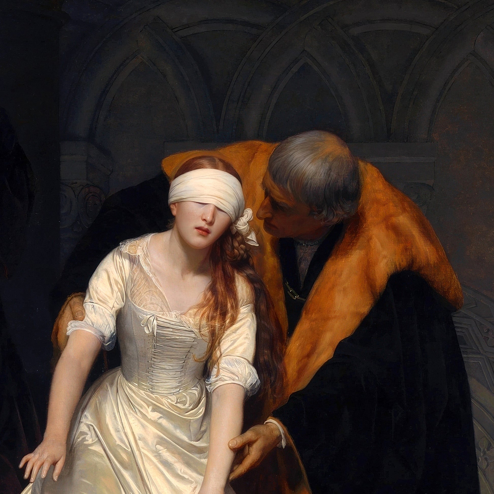 Execution of Lady Jane Grey (1833) – Paul Delaroche