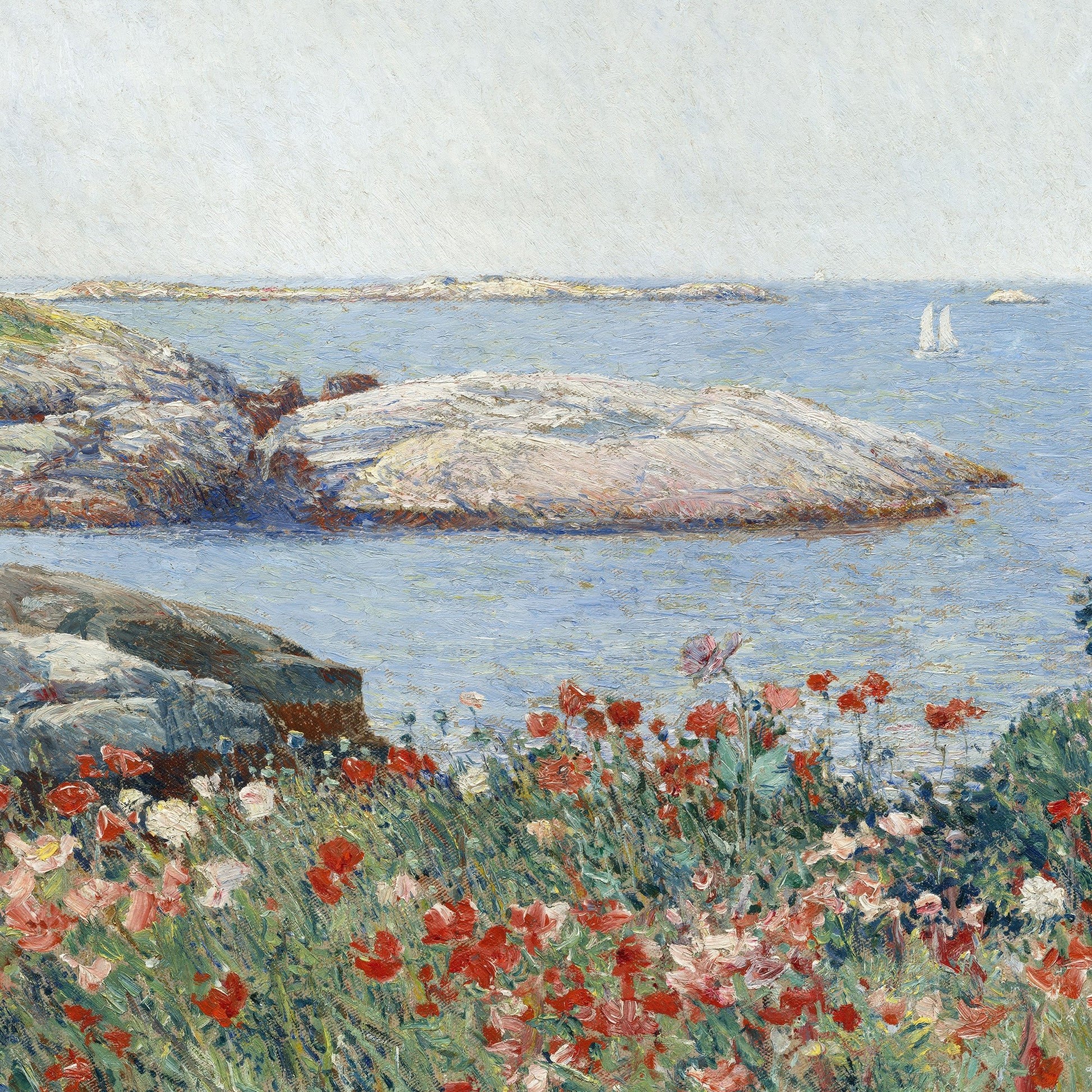 Poppies, Isles of Shoals (1891) – Childe Hassam - Printed Masterpieces