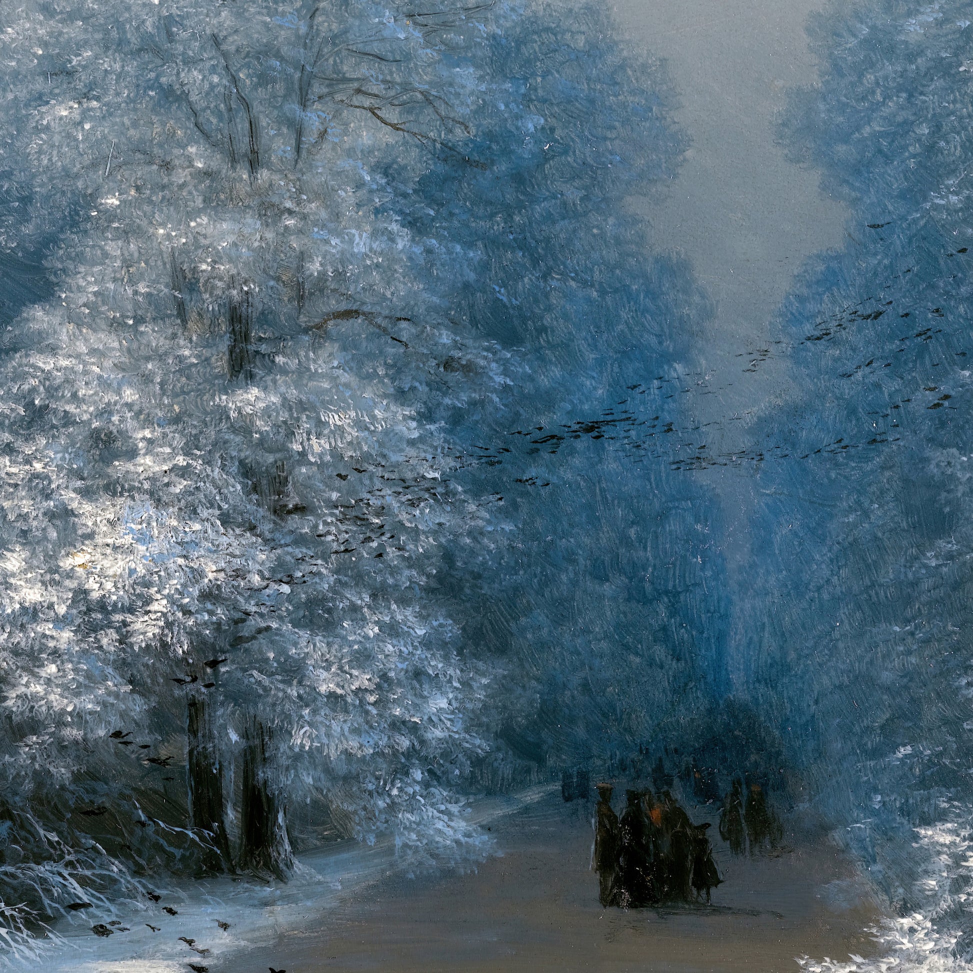 Winter landscape (1876) – Ivan Aivazovsky