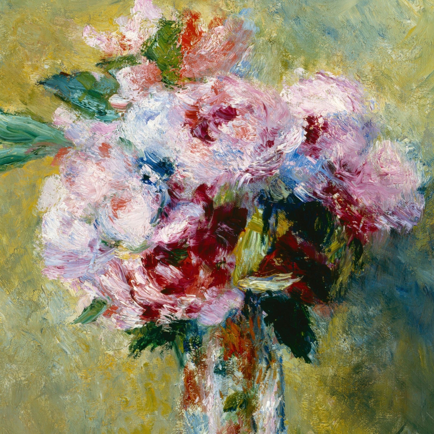 Bouquet in a Vase (1878) – Pierre - Auguste Renoir - Printed Masterpieces
