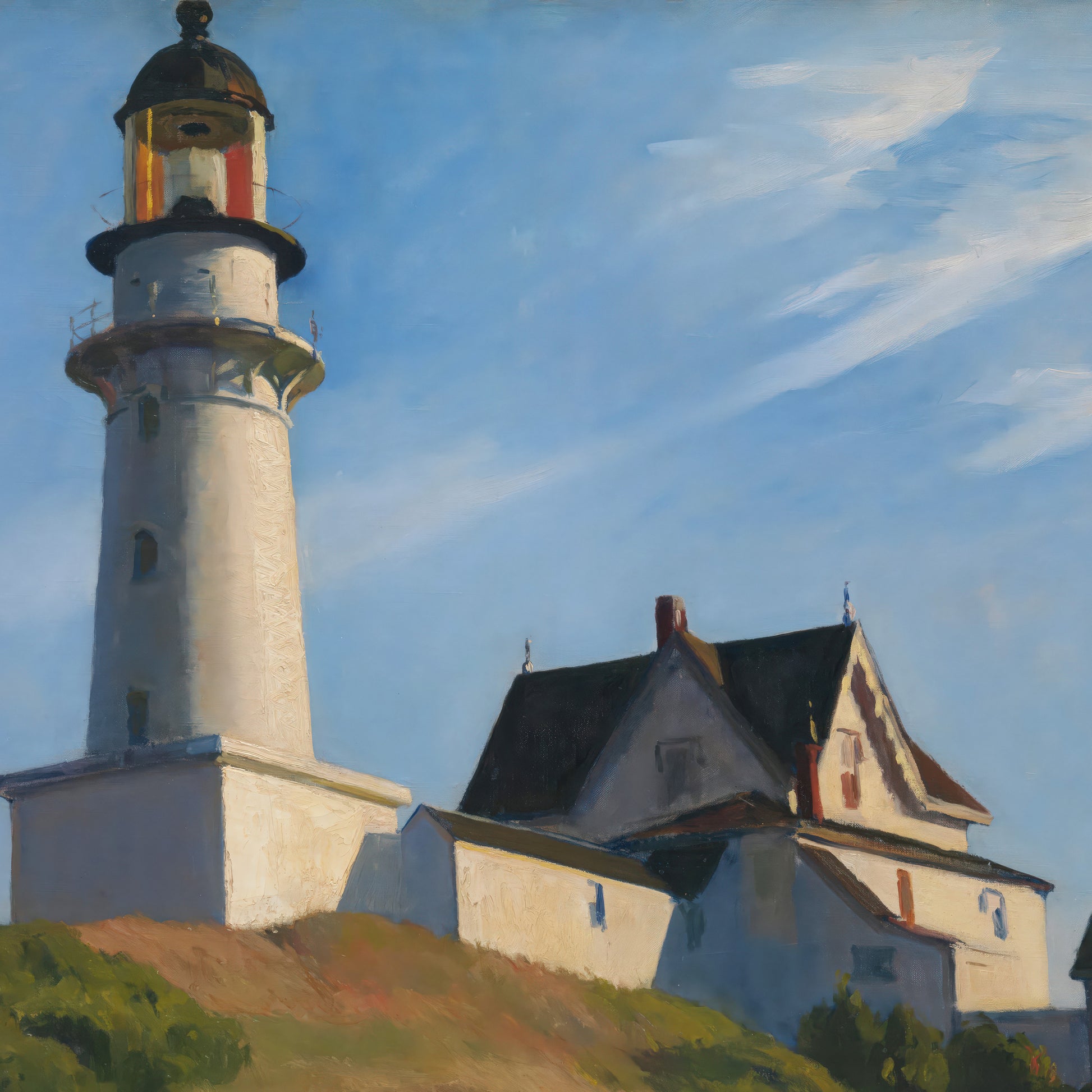 The Lighthouse at Two Lights (1929) – Edward Hopper