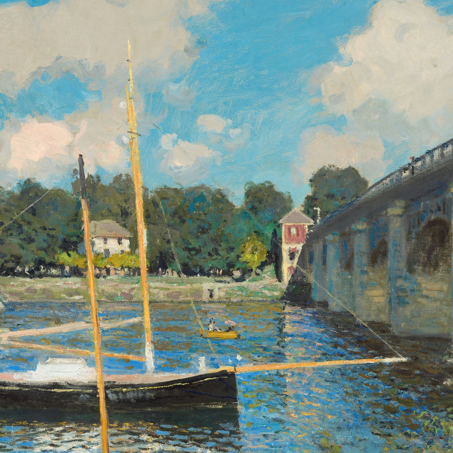 The Bridge at Argenteuil (1874) – Claude Monet