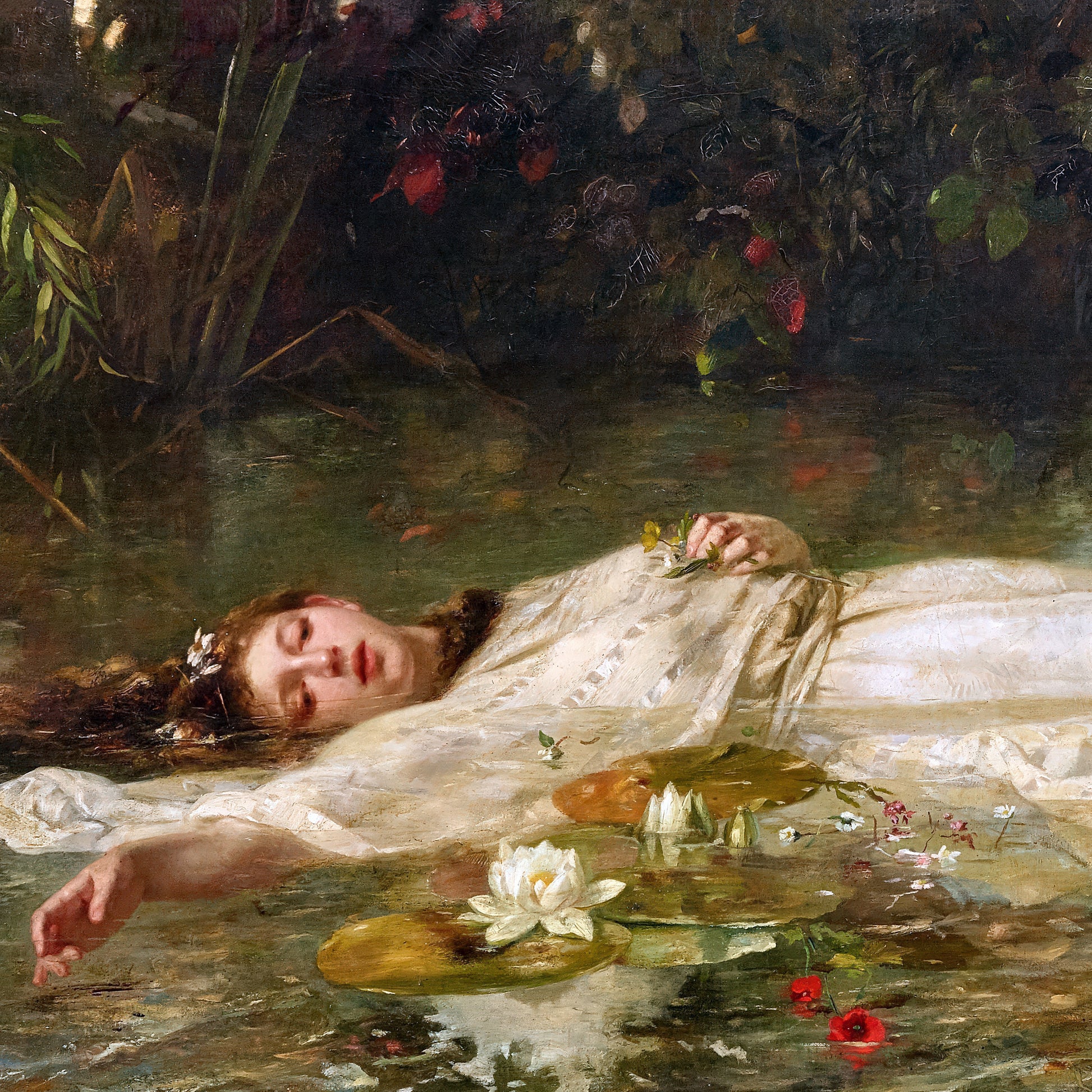 Ophelia – Friedrich Heyser, Classic Art Reproduction