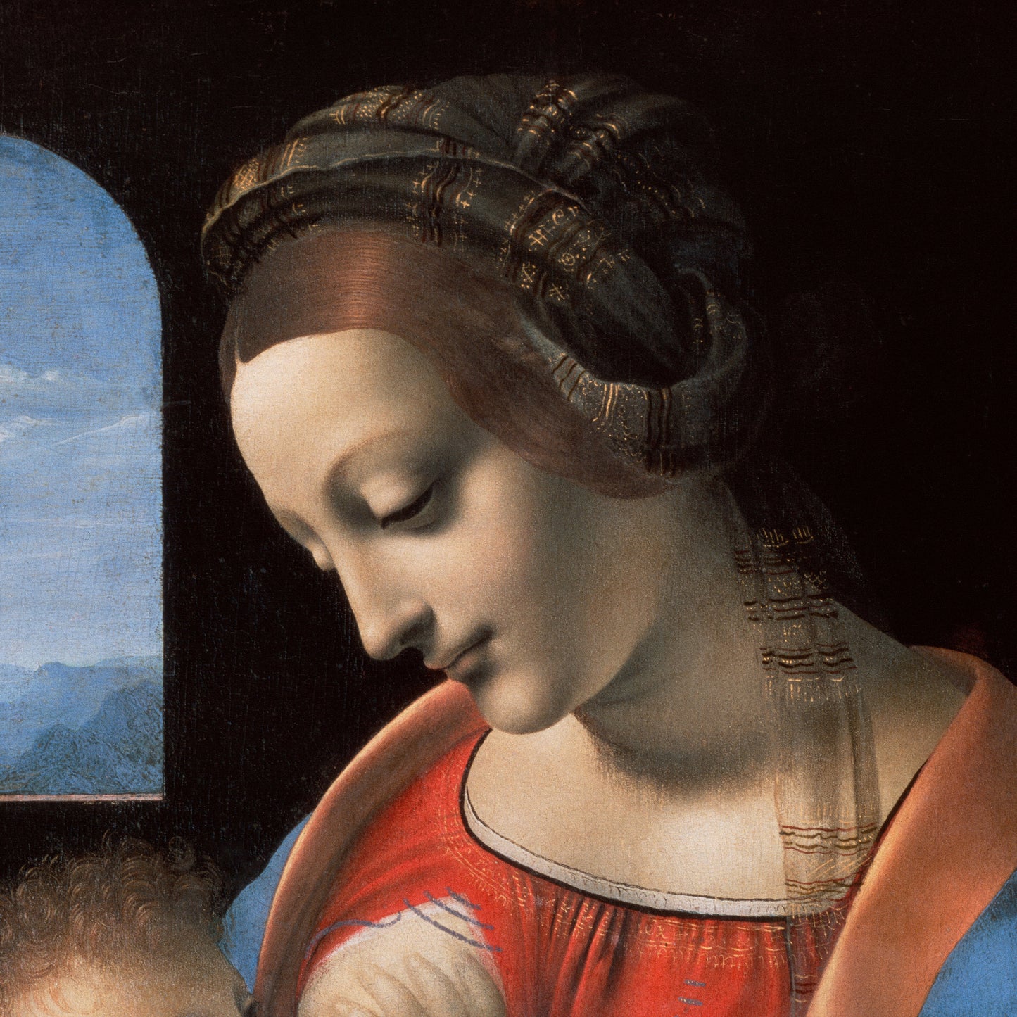 Madonna and Child (Madonna Litta) – Leonardo da Vinci, Classic Art Reproduction