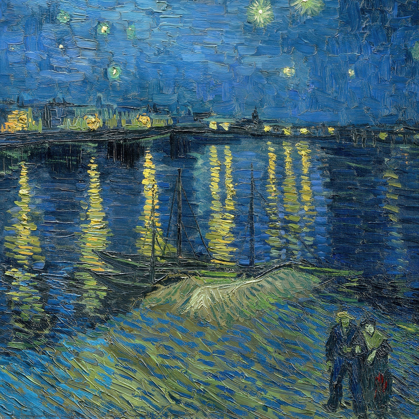 Starry Night Over the Rhone (1888) – Vincent van Gogh