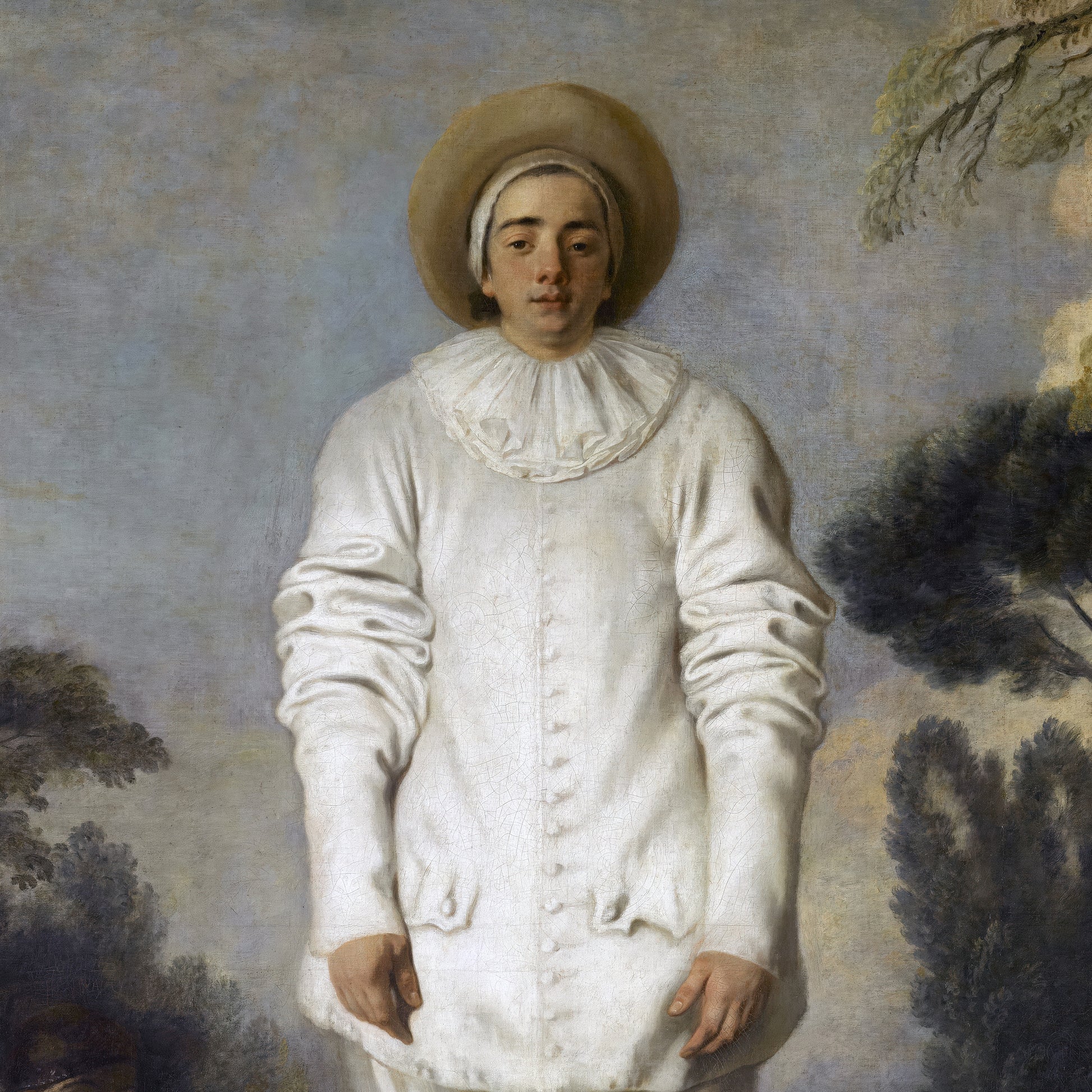 Pierrot, formerly known as Gilles (1718) – Jean-Antoine Watteau