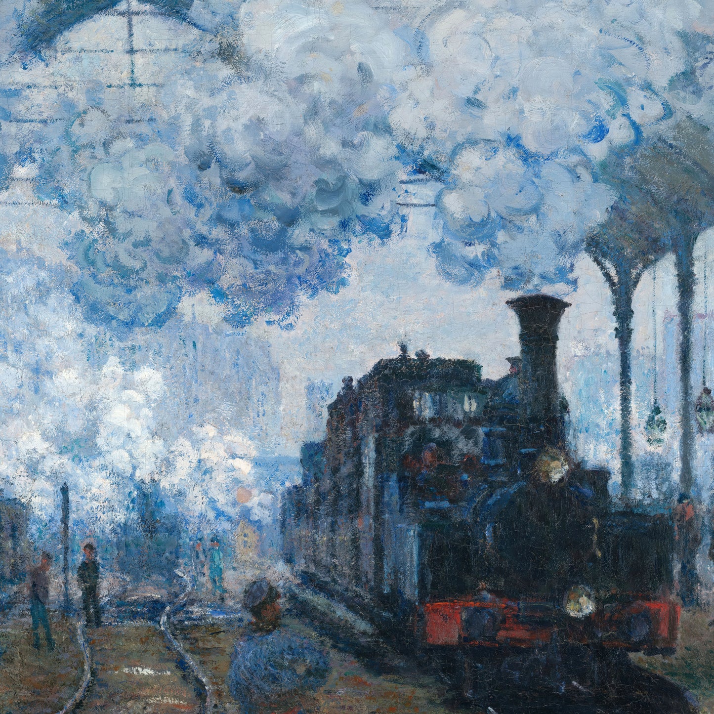 Arrival of a Train (1877) – Claude Monet