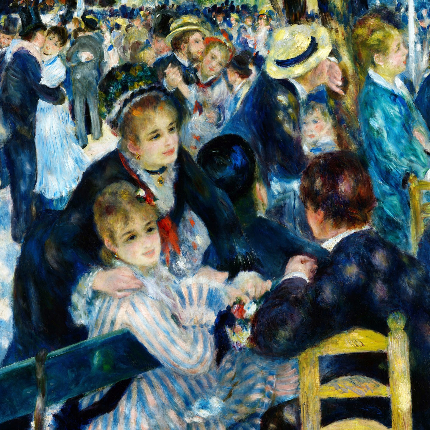 Dance at Le Moulin de la Galette (1876) – Pierre-Auguste Renoir