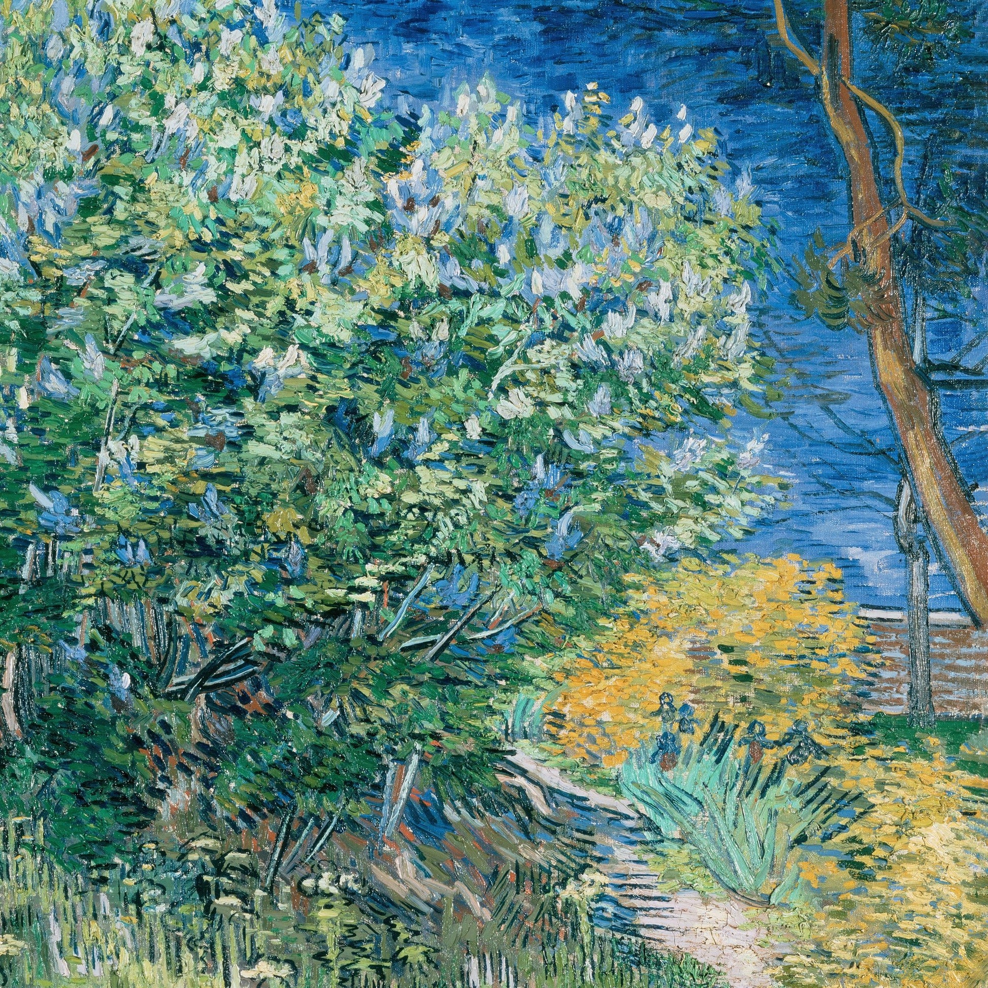 Lilac Bush (1889) – Vincent van Gogh - Printed Masterpieces